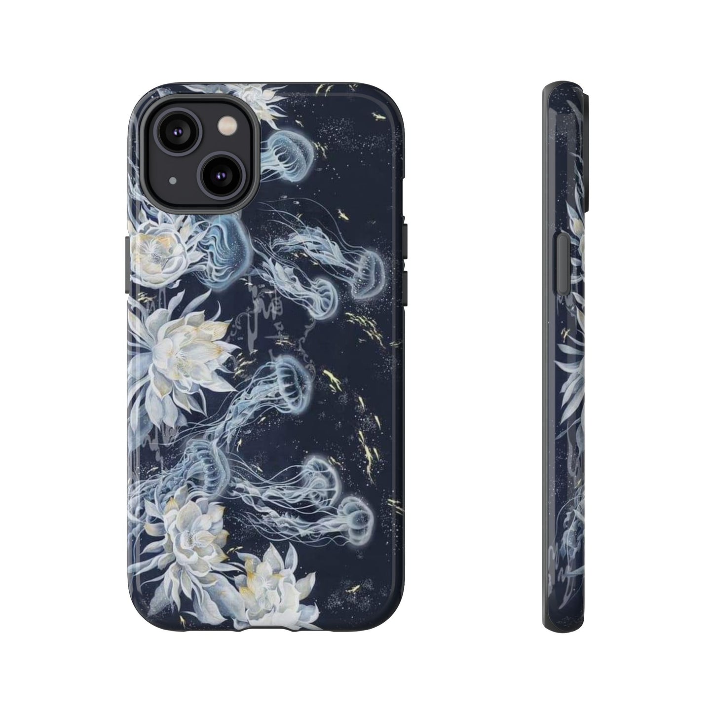 Jellyfish & Lily iPhone Case