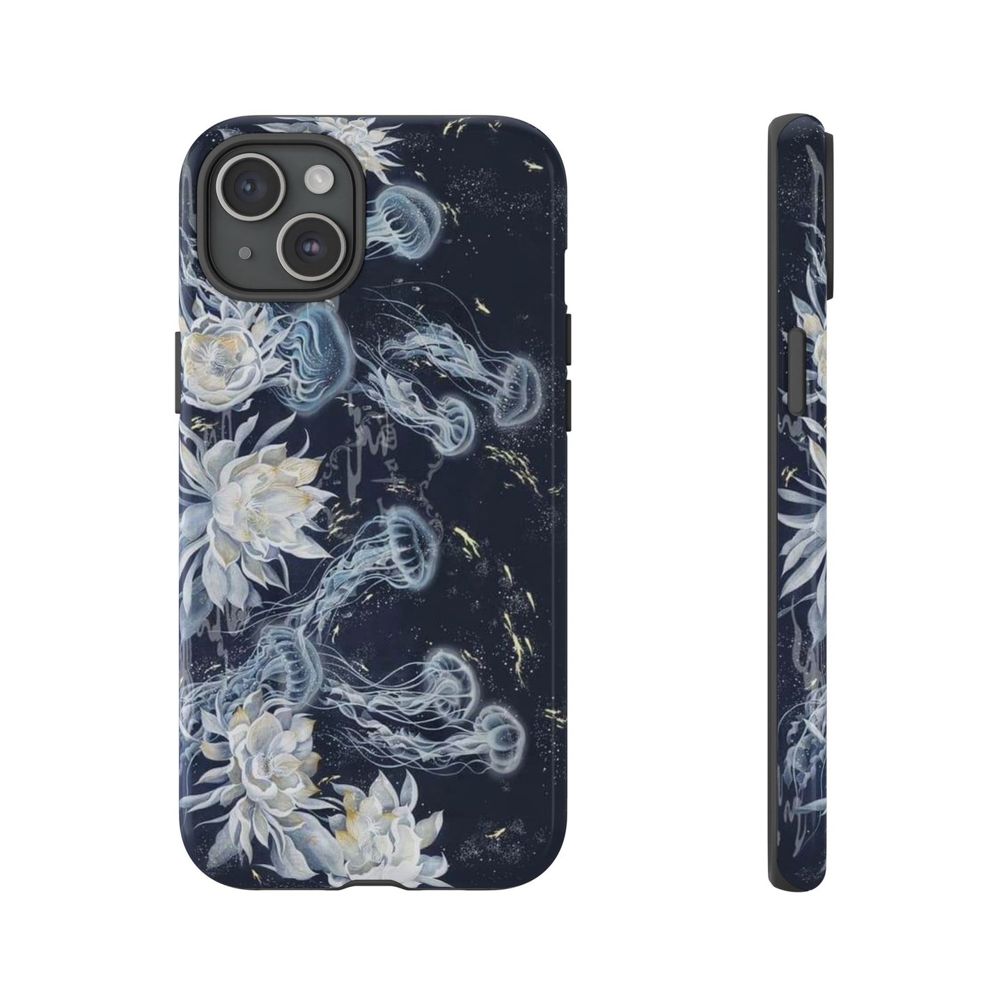 Jellyfish & Lily iPhone Case