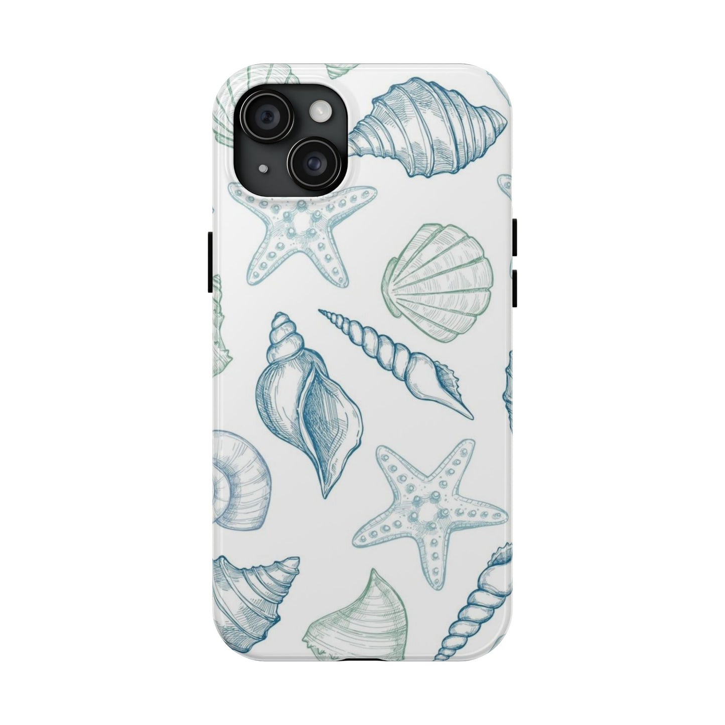 Blue Coastal Coral iPhone Case