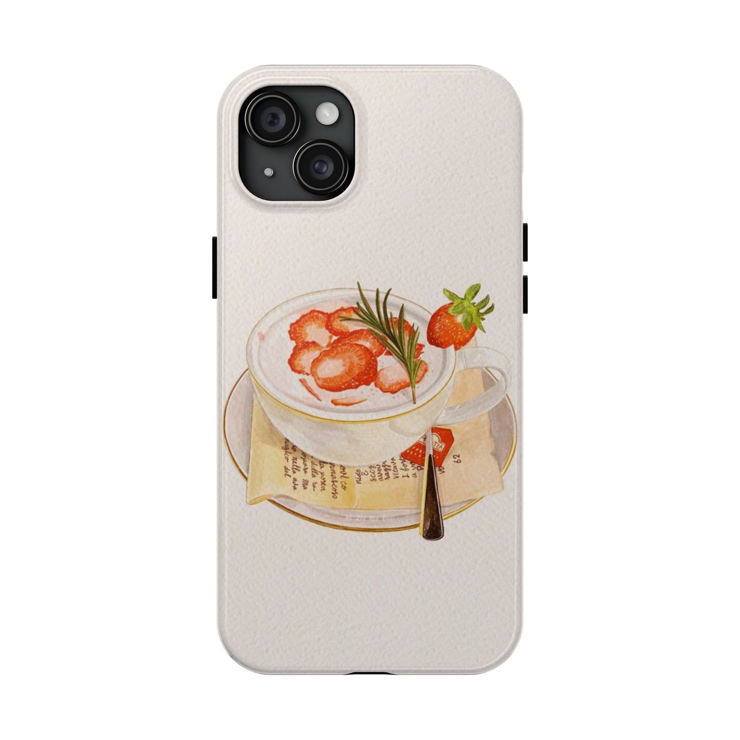 Strawberry Cream iPhone Case