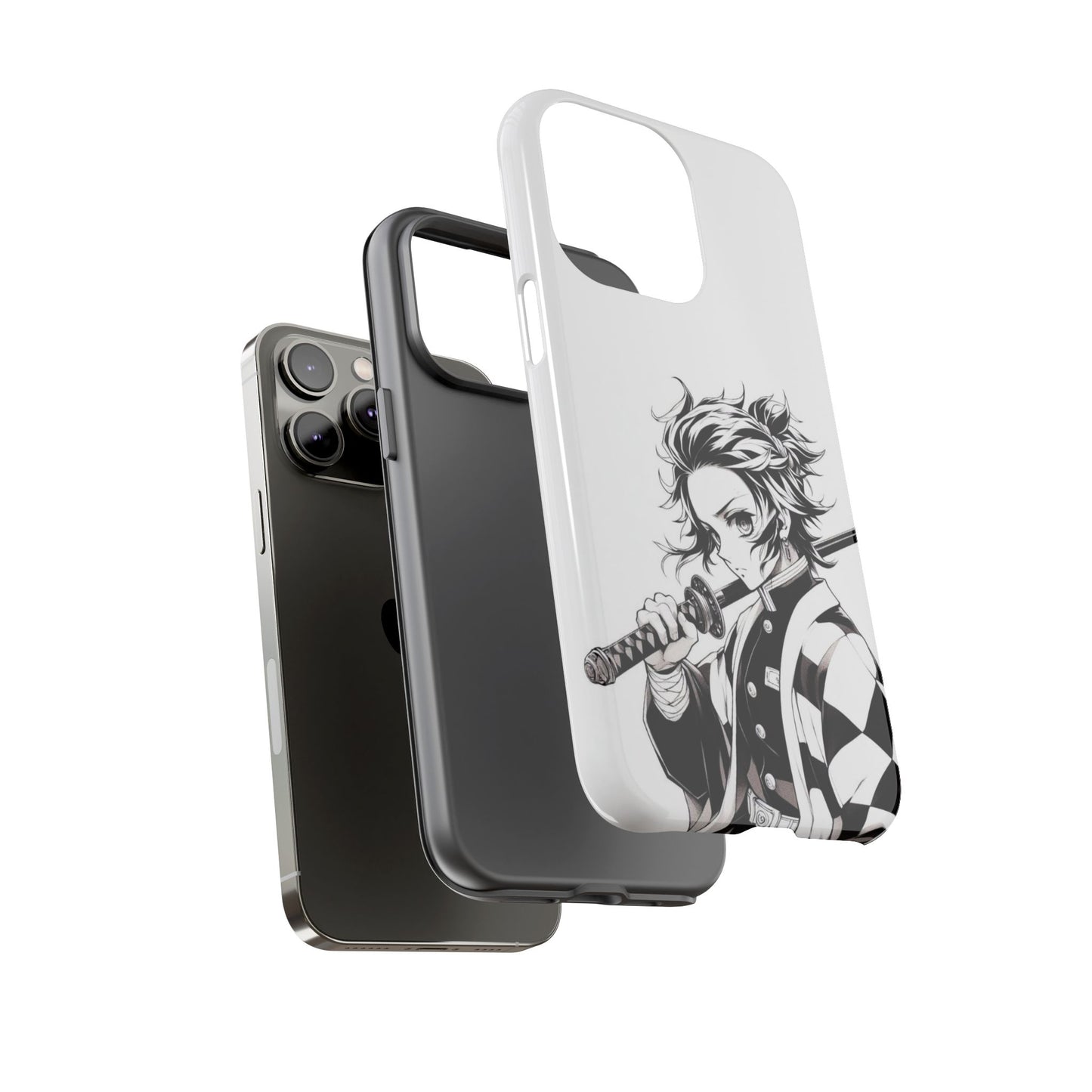 White Kamado Tanjiro Phone Case