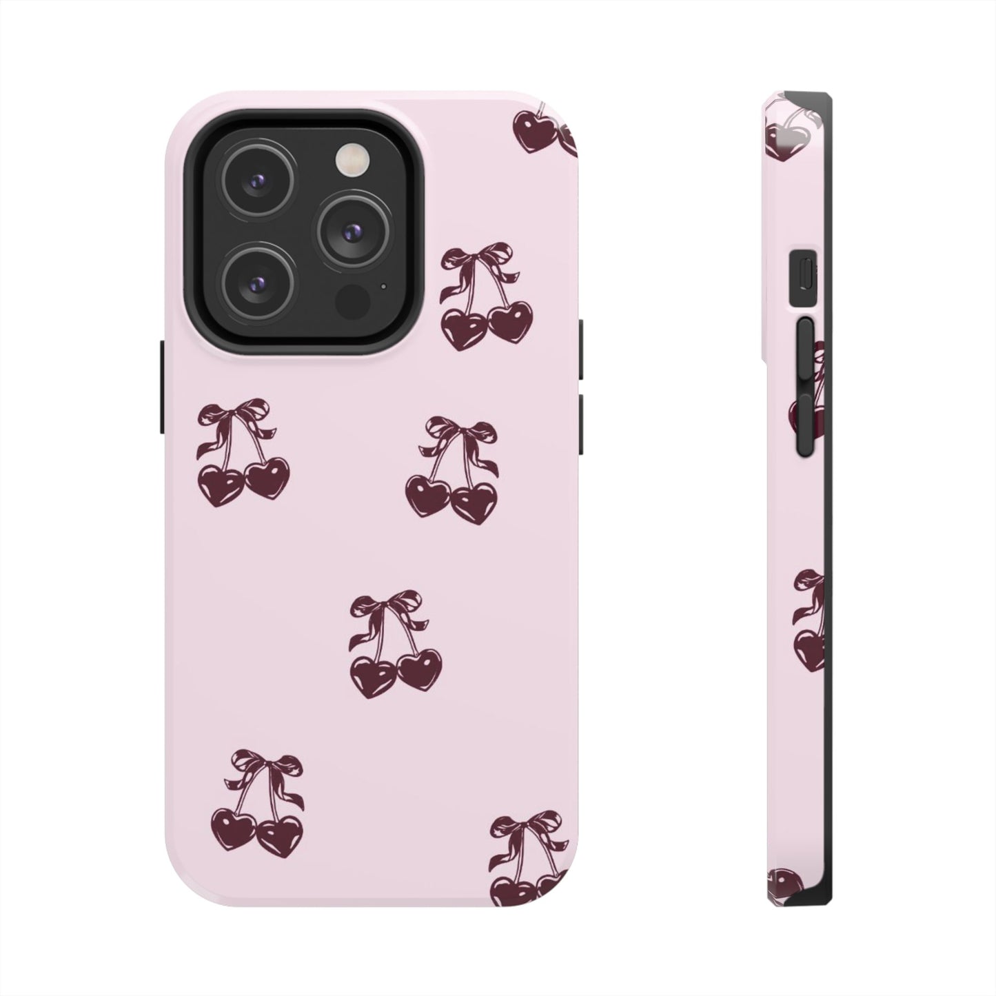 Heart Cherries iPhone Case