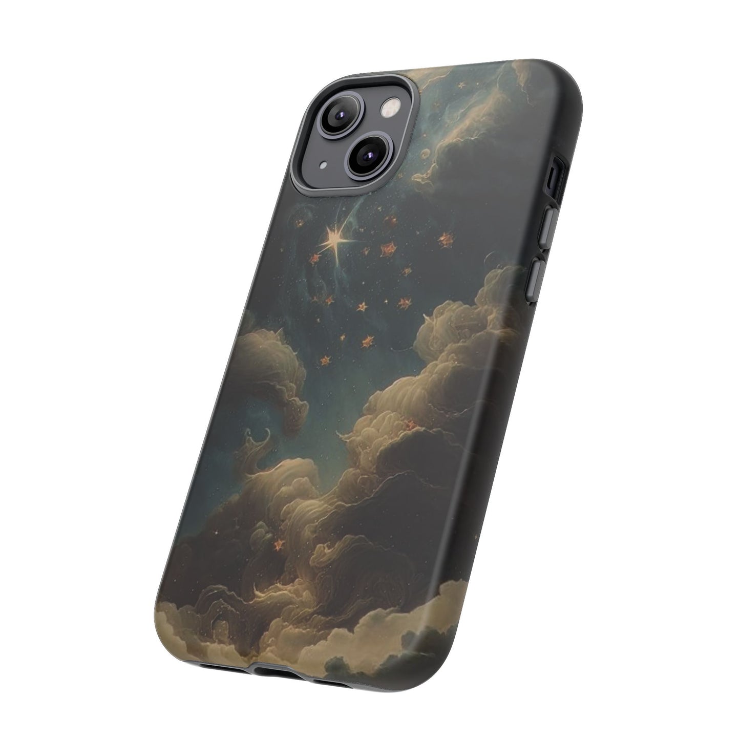 Cloudy Stars iPhone Case