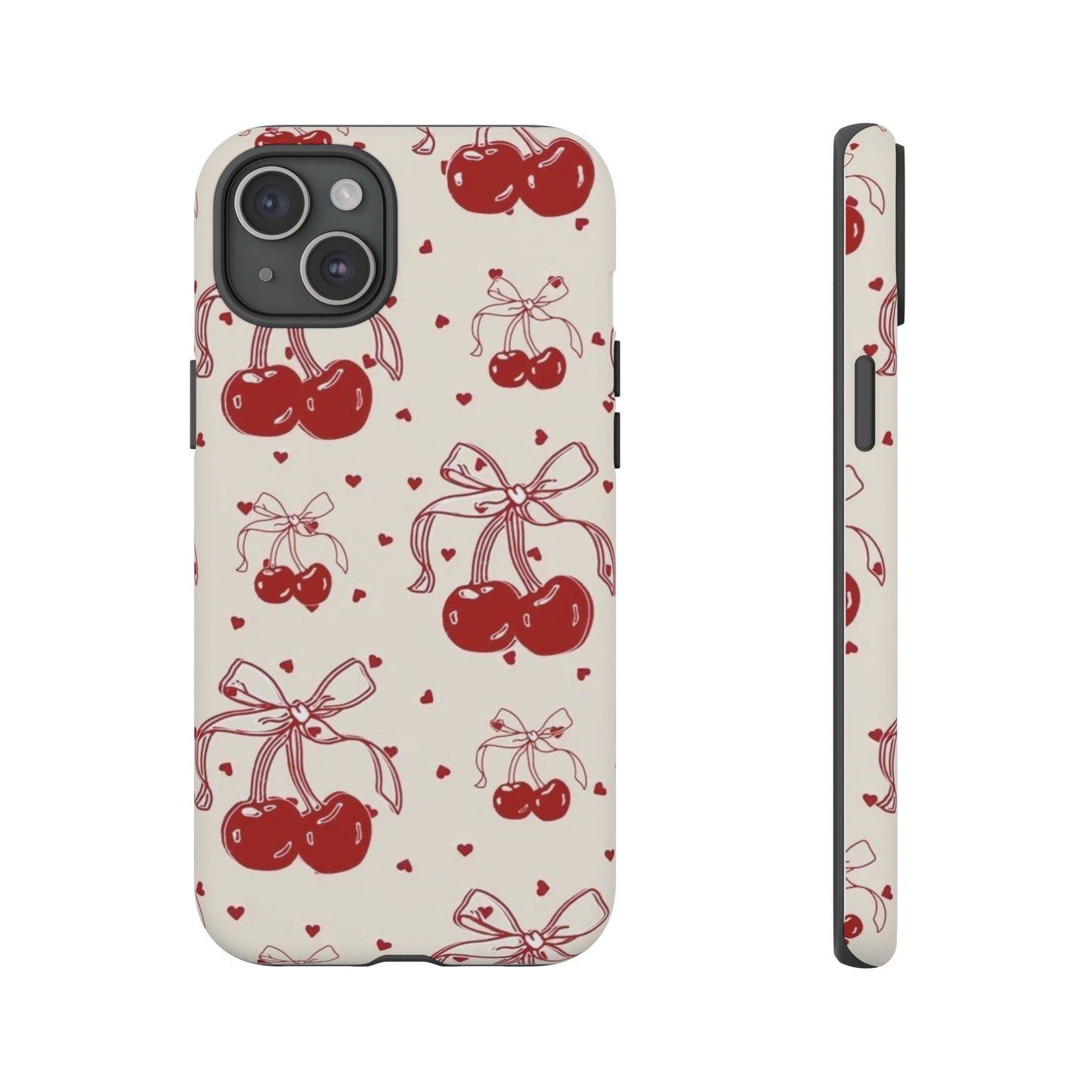 Cherry Bows iPhone Case