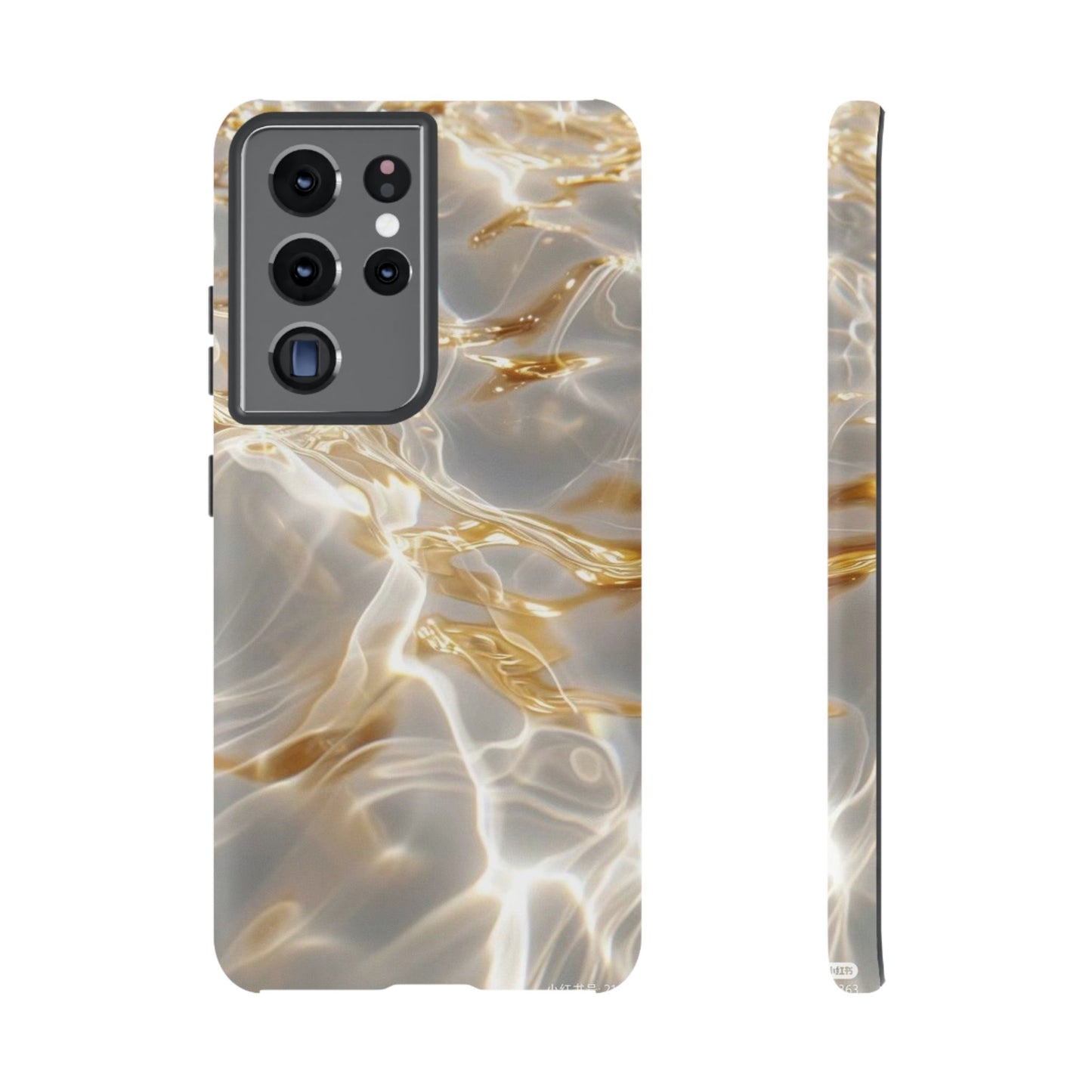 Golden Wave iPhone Case