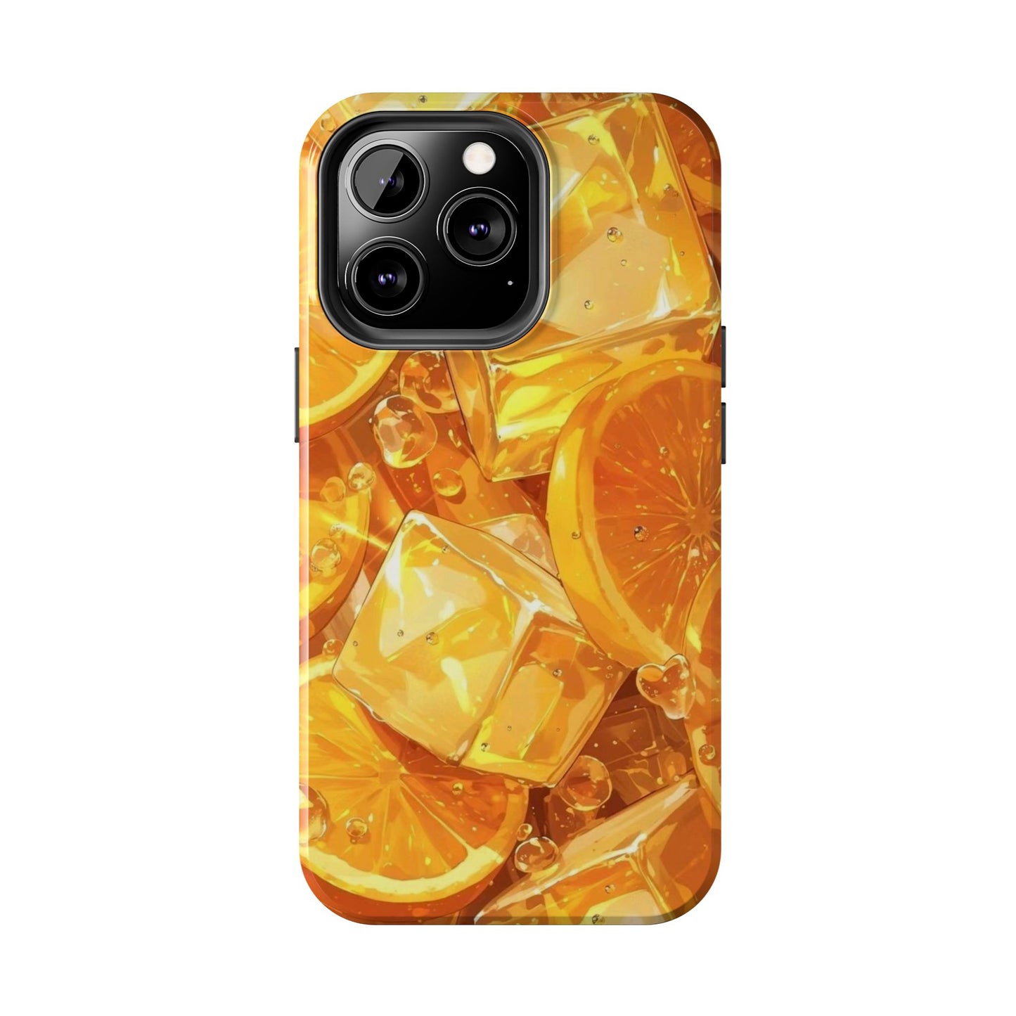 Icy Orange iPhone Case