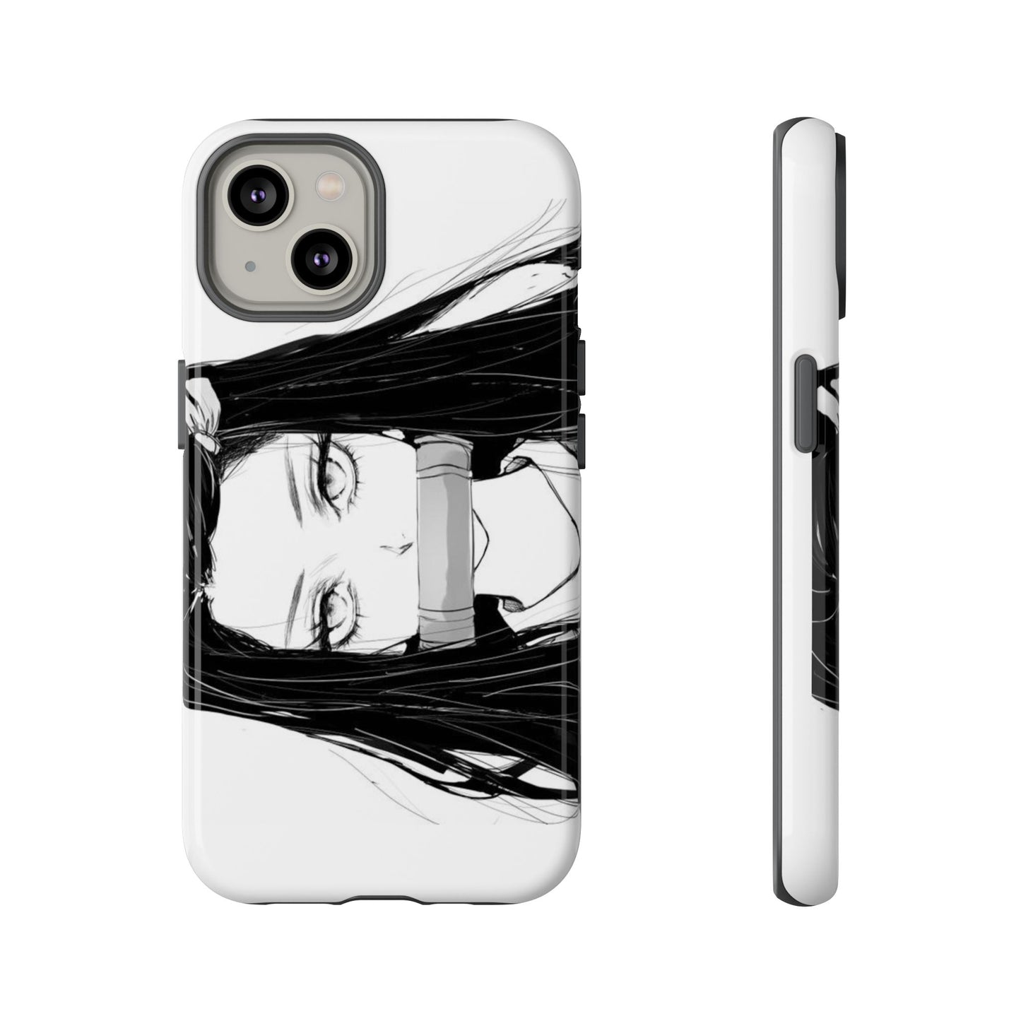 White Nezuko Kamado Clipart Phone Case