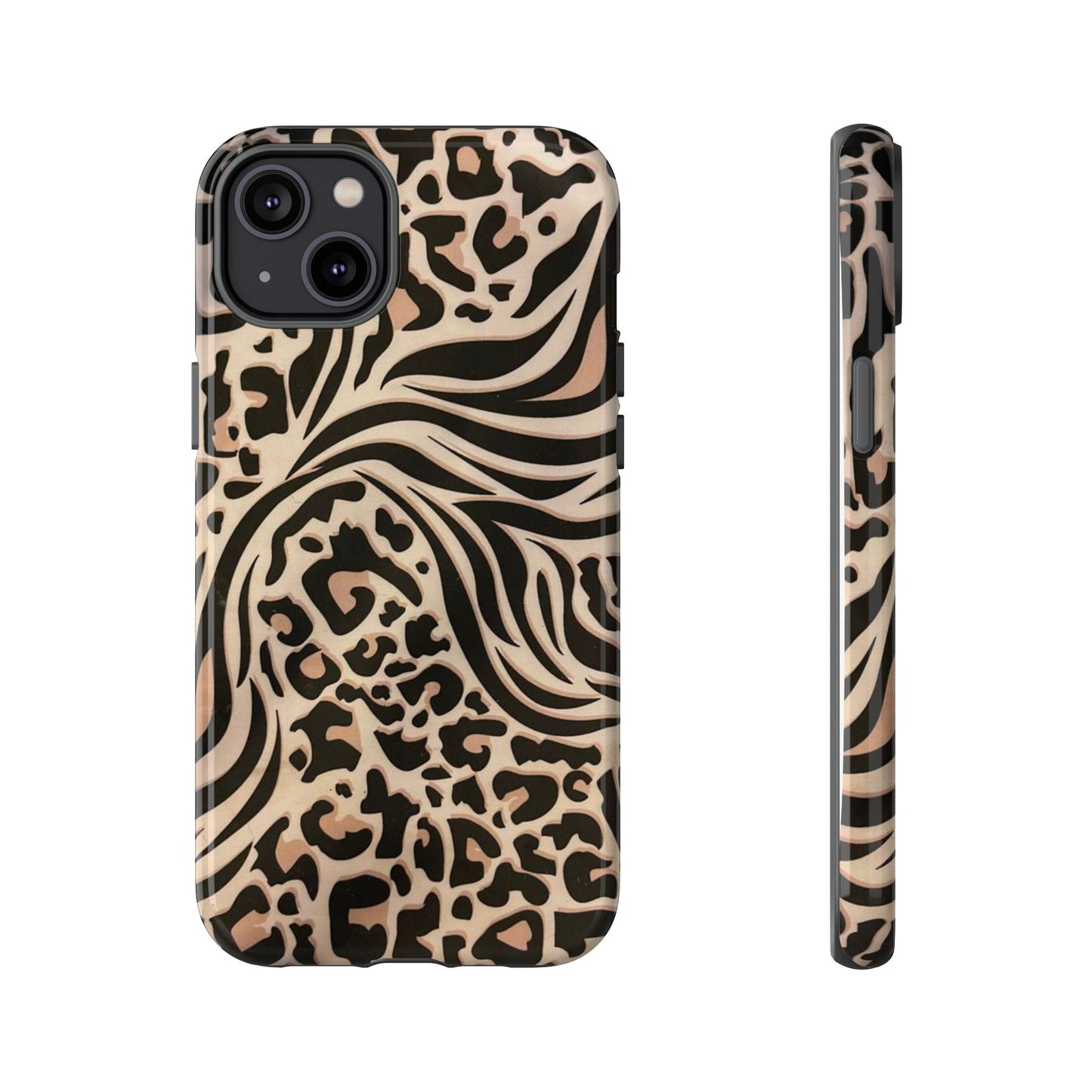 Cheetah Zebra iPhone Case