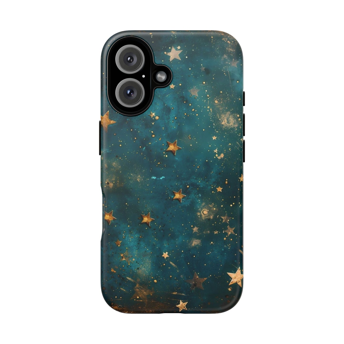 Celestial Gold Stars iPhone Case