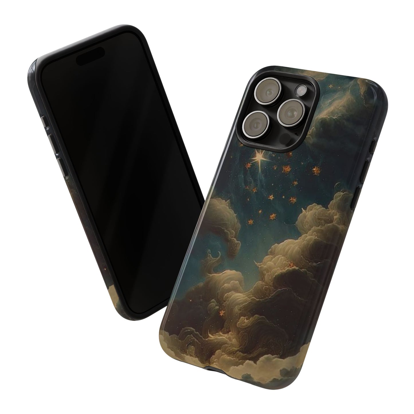 Cloudy Stars iPhone Case