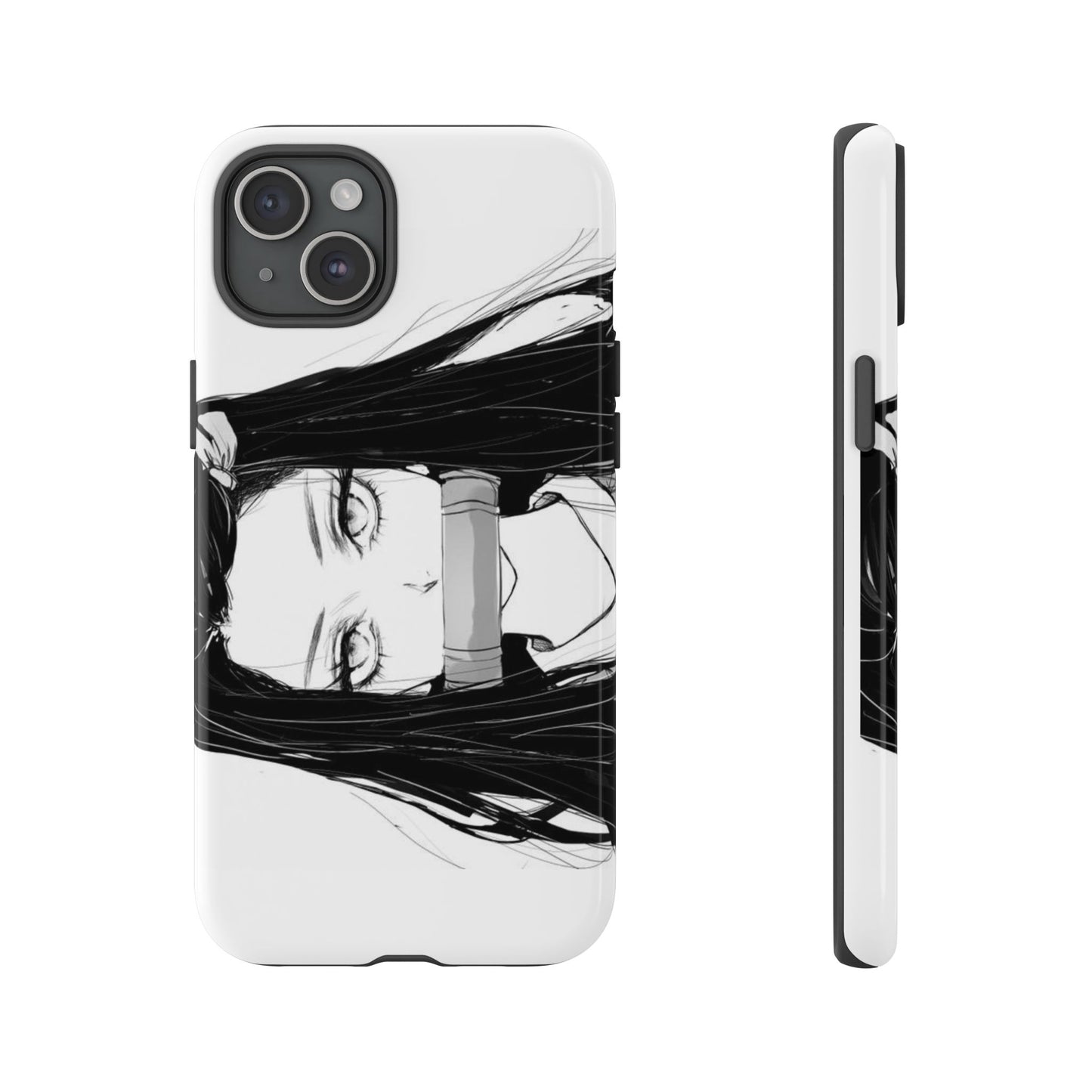 White Nezuko Kamado Clipart Phone Case