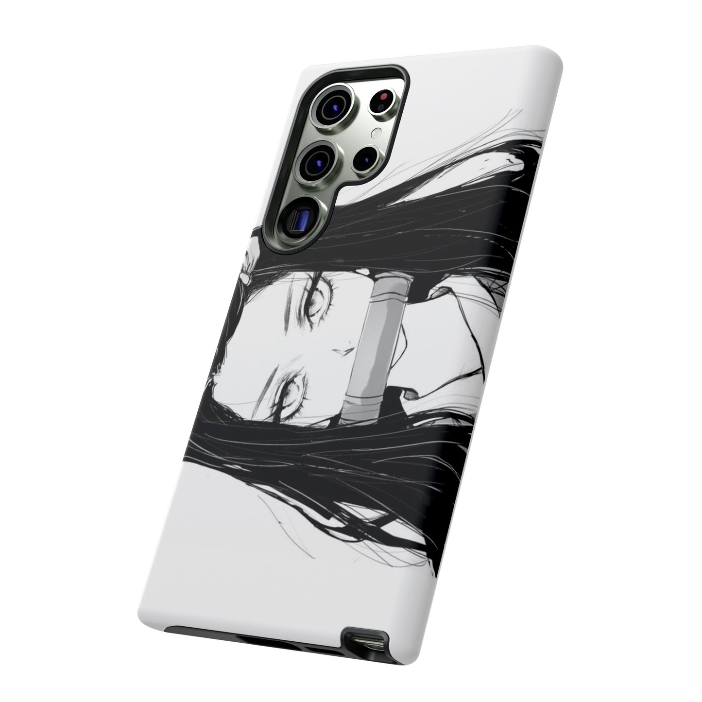 White Nezuko Kamado Clipart Phone Case