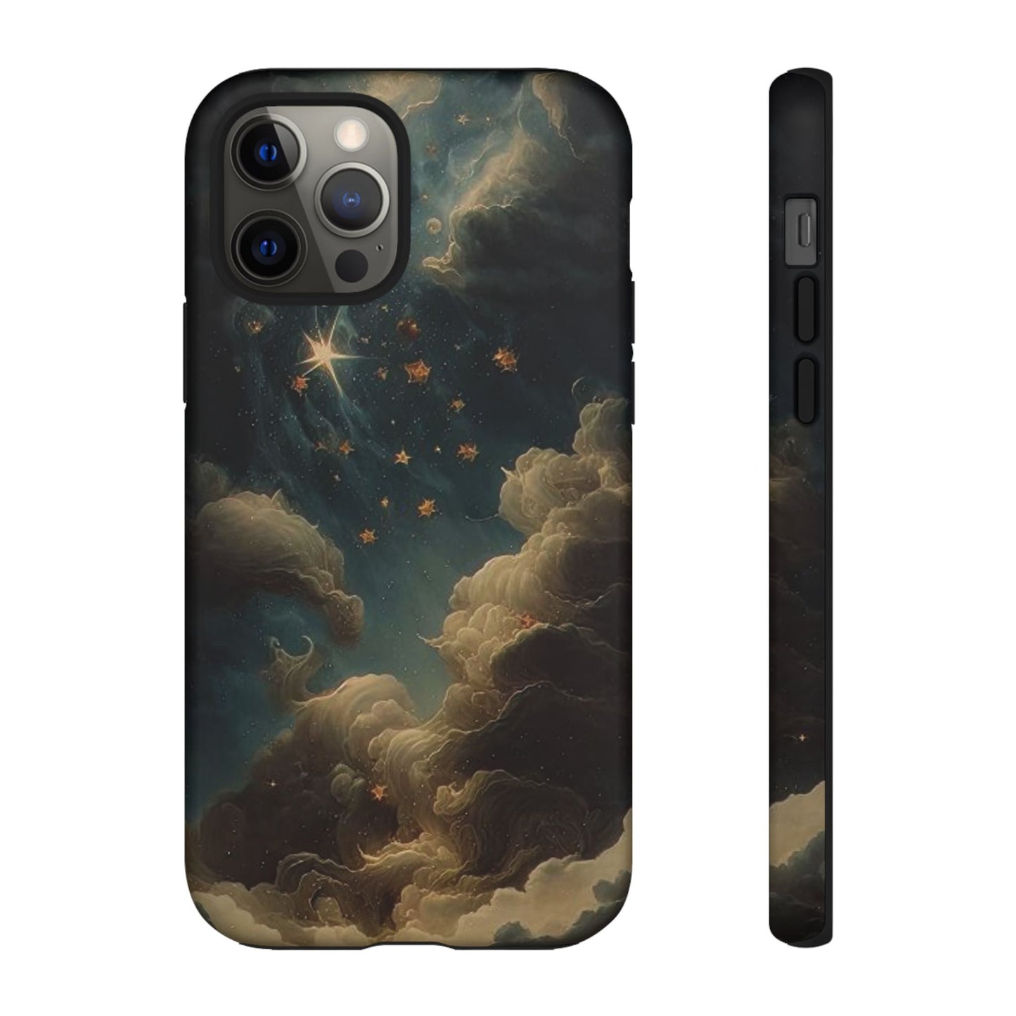 Cloudy Stars iPhone Case