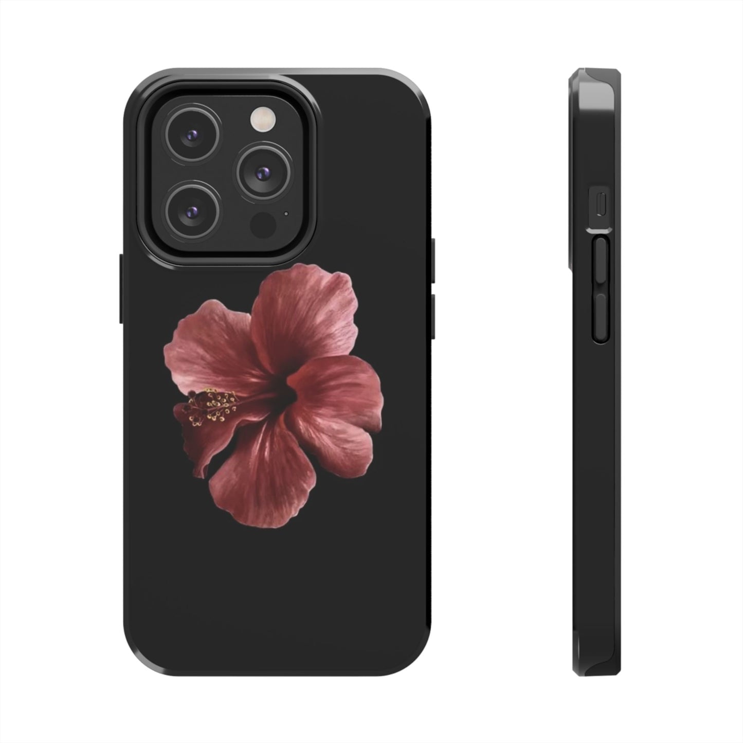 3D Hibiscus iPhone Case