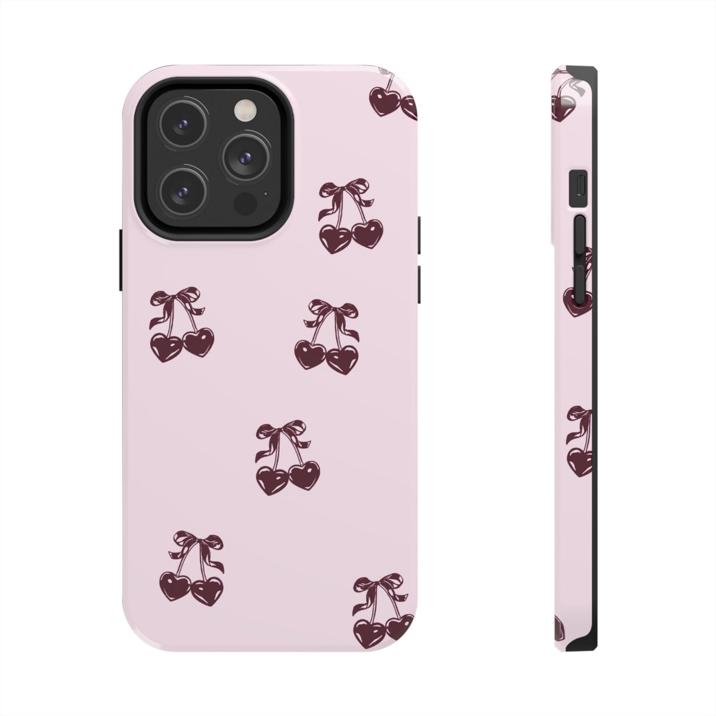 Heart Cherries iPhone Case