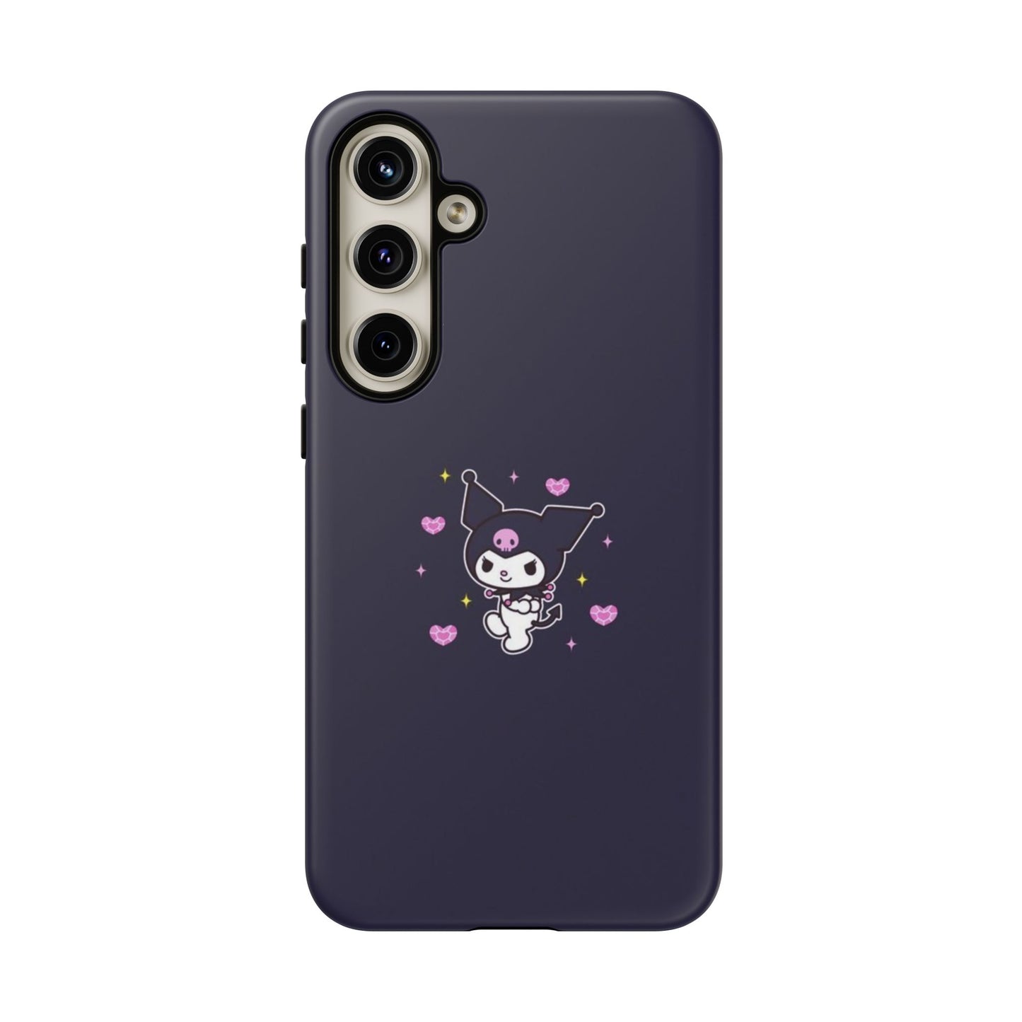 Navy Kuromi Hearts Phone Case