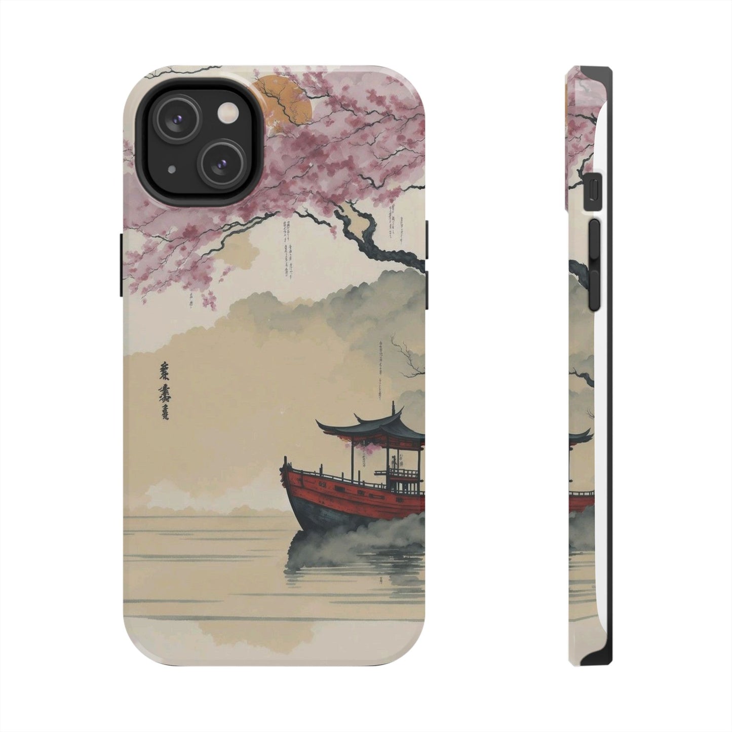 Cherry Blossom Boat iPhone Case