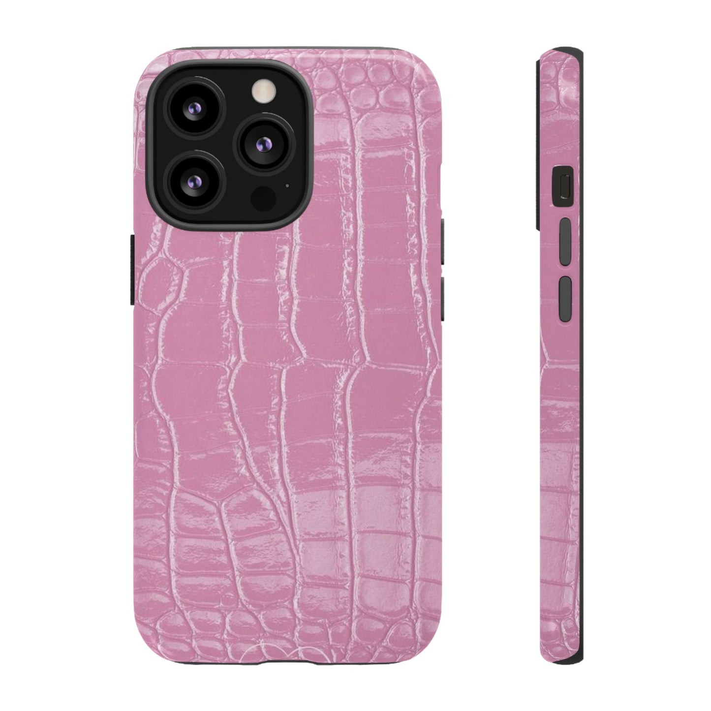 Pink Leather iPhone Case