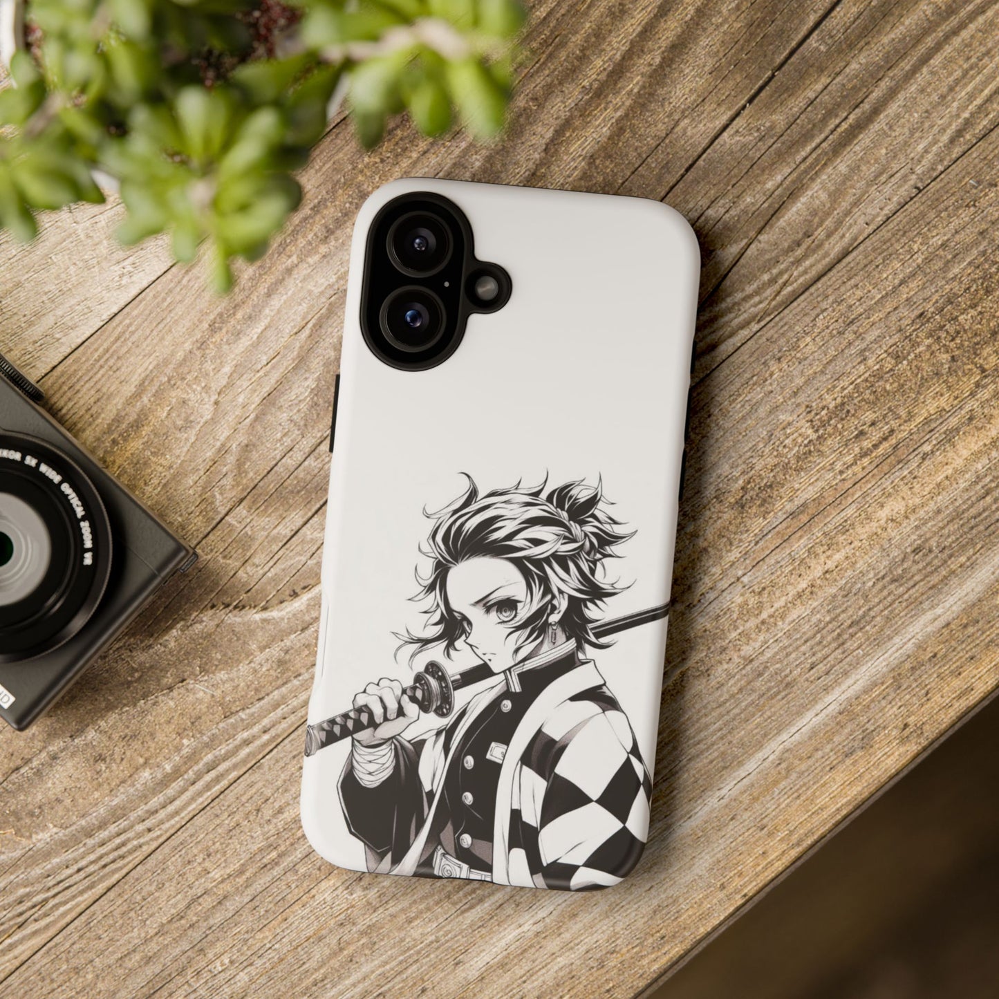 White Kamado Tanjiro Phone Case