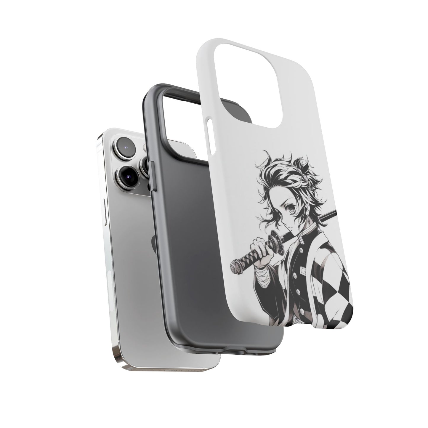 White Kamado Tanjiro Phone Case