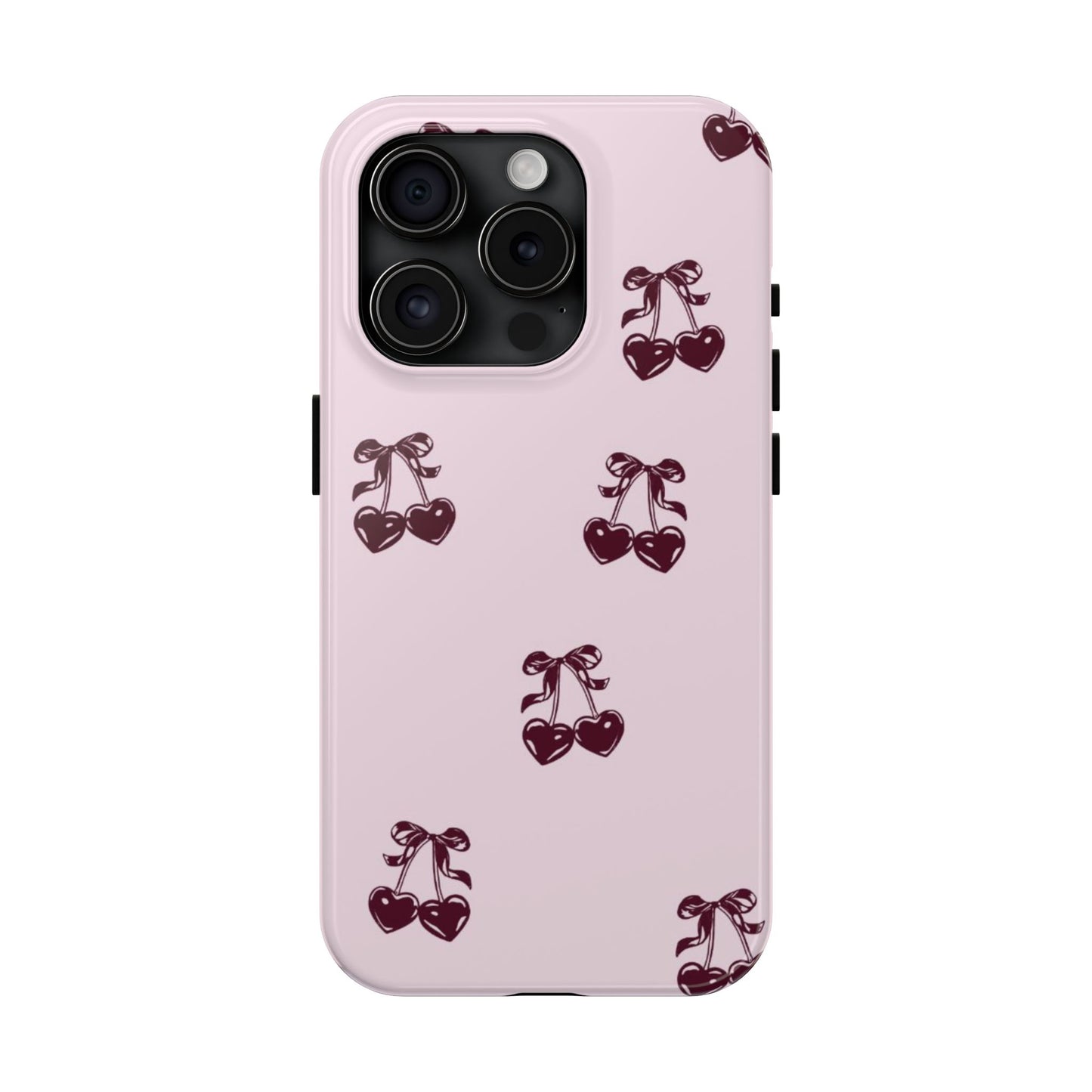 Heart Cherries iPhone Case