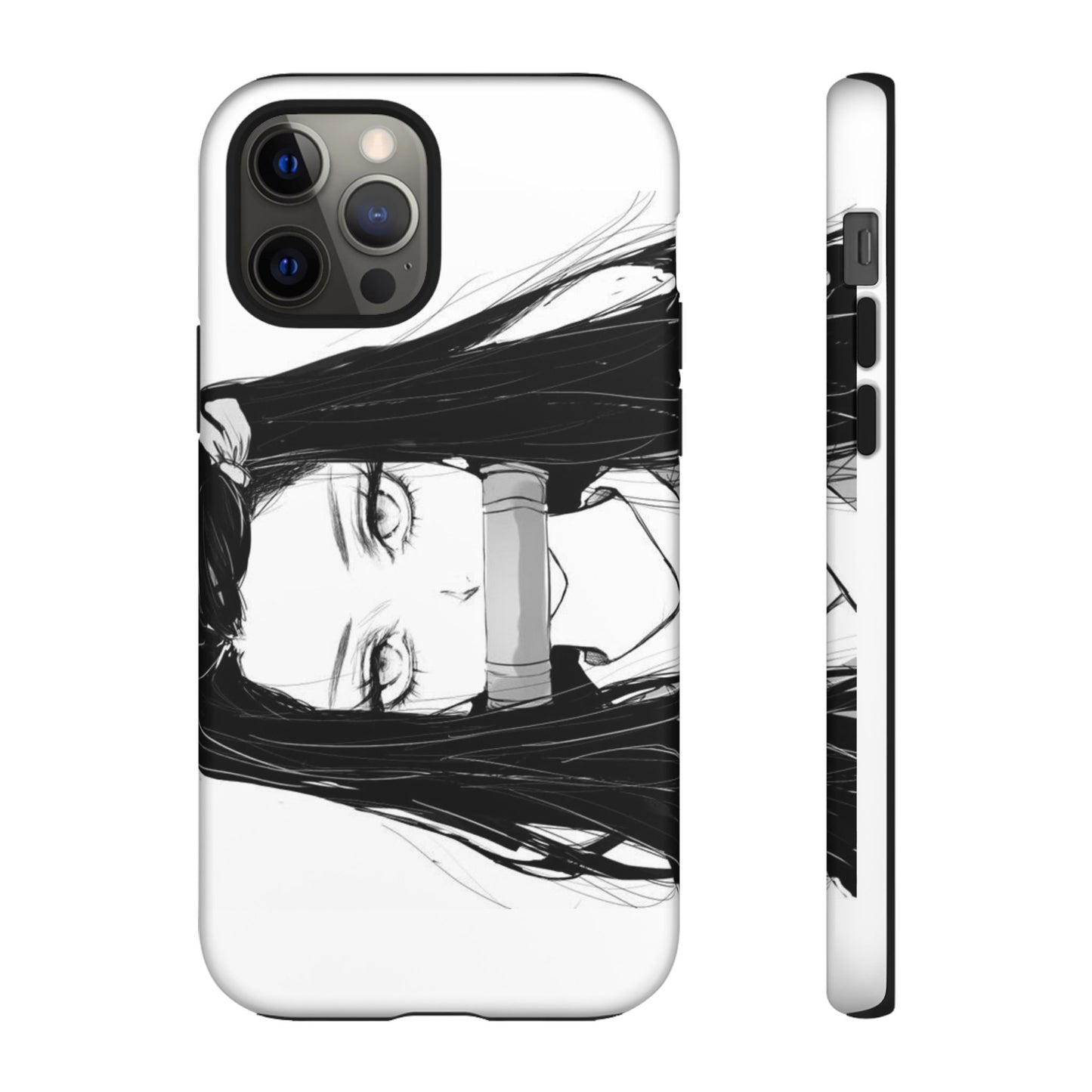 White Nezuko Kamado Clipart Phone Case