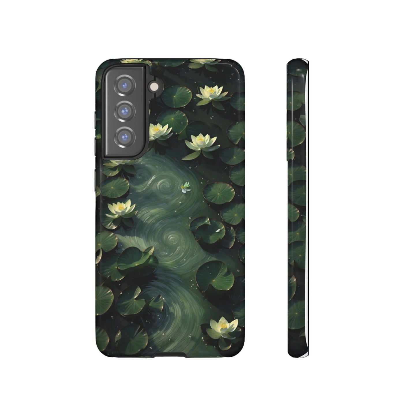 Lilypad Swirls iPhone Case