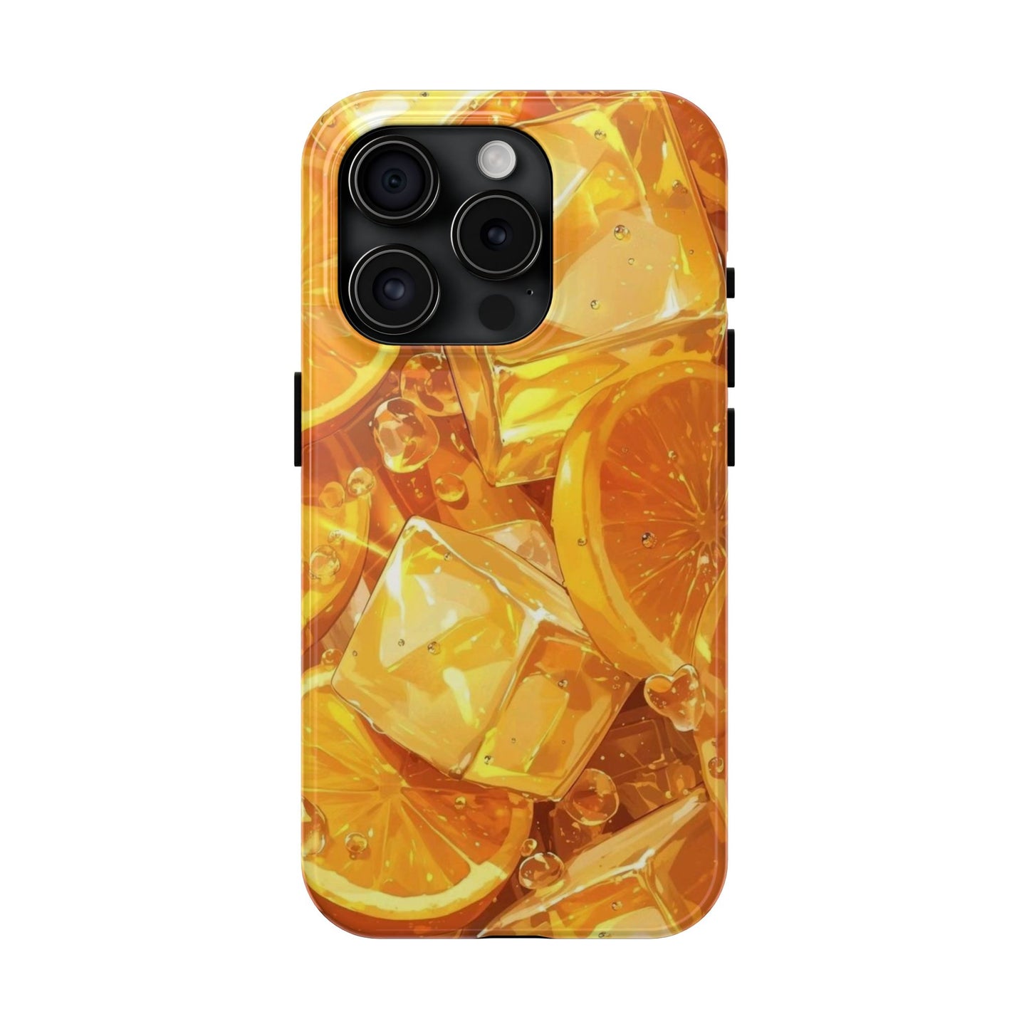 Icy Orange iPhone Case