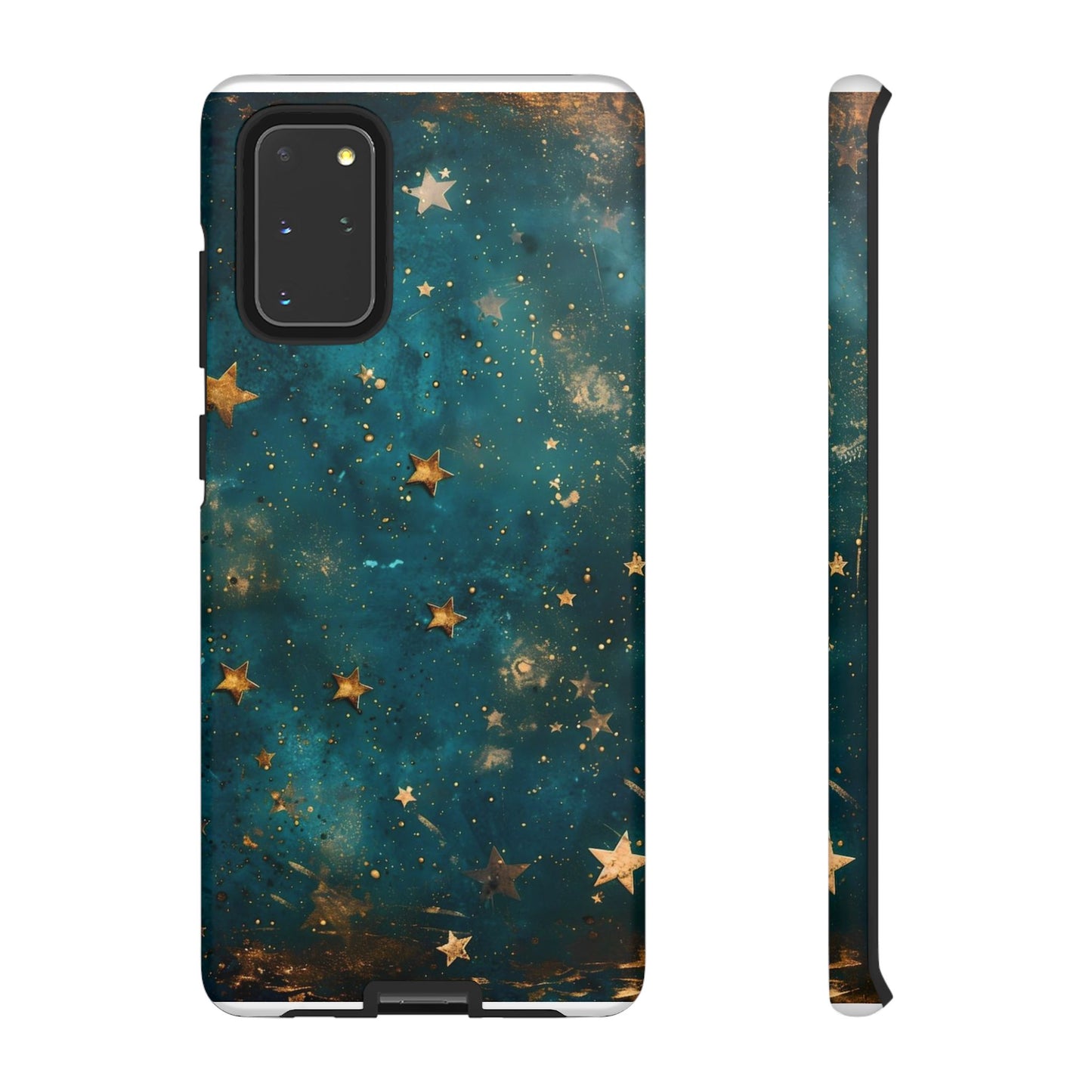 Celestial Gold Stars iPhone Case