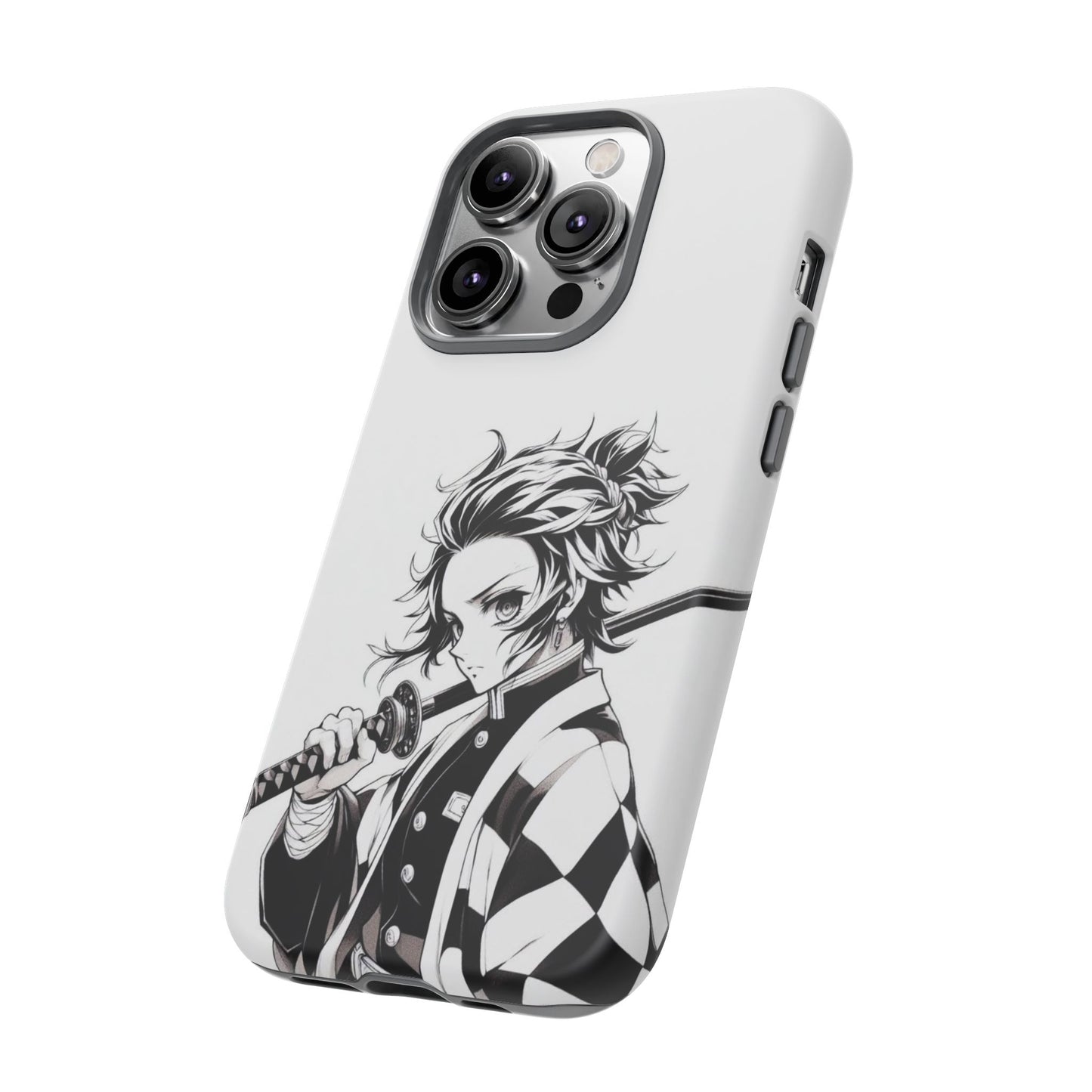 White Kamado Tanjiro Phone Case