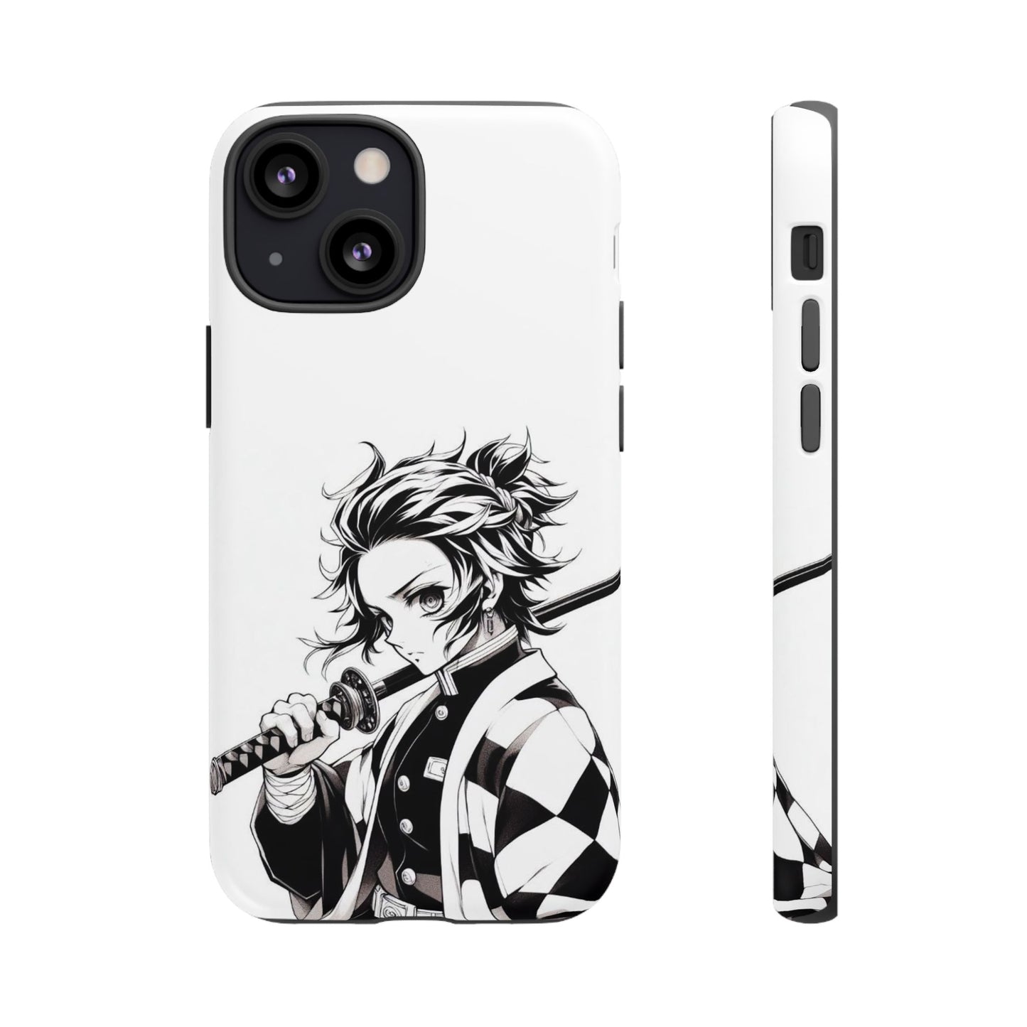 White Kamado Tanjiro Phone Case