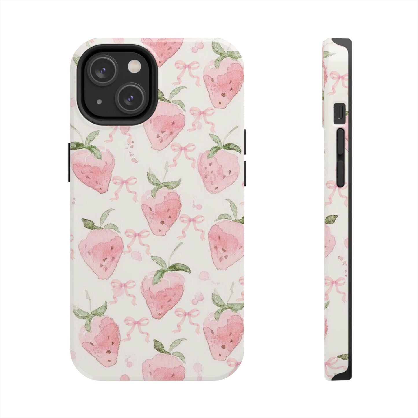 Strawberry Bows iPhone Case