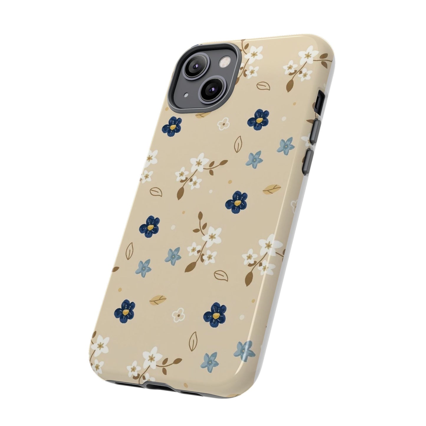 Navy Daisy Phone Case