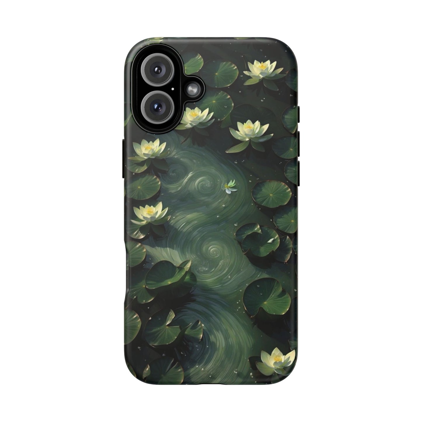 Lilypad Swirls iPhone Case