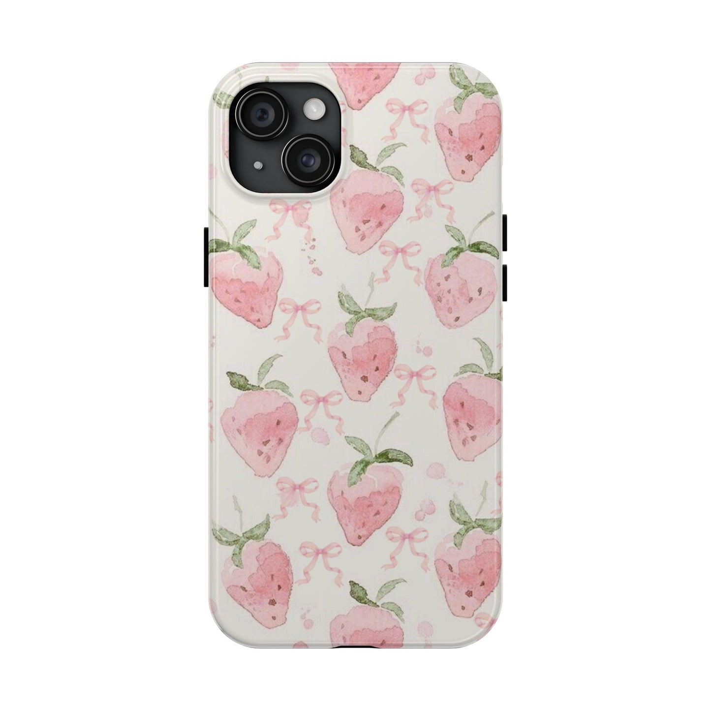 Strawberry Bows iPhone Case