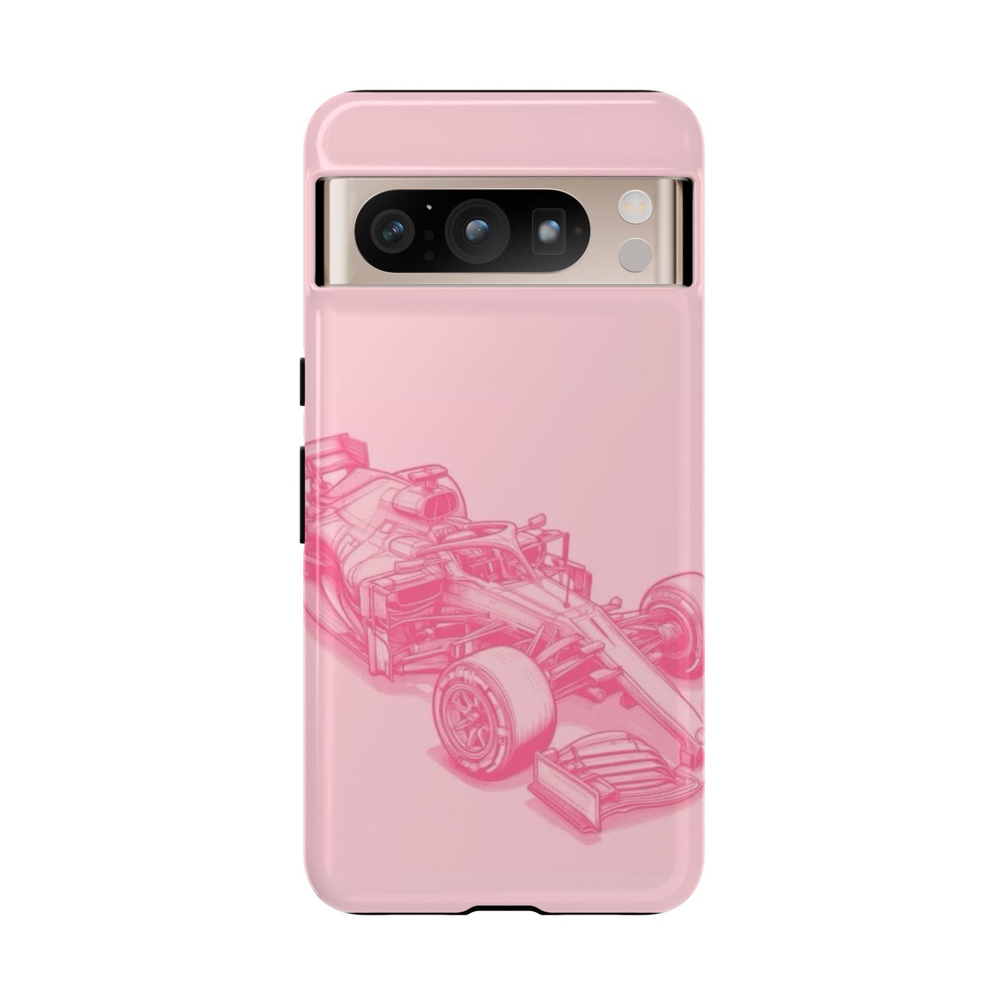 Pink Racecar iPhone Case