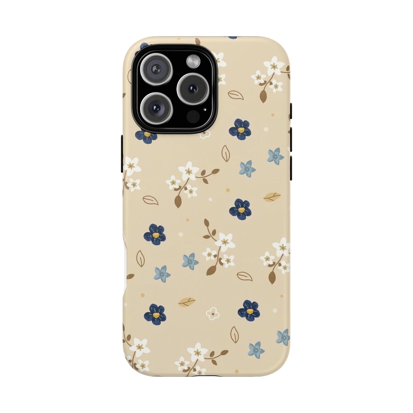 Navy Daisy Phone Case