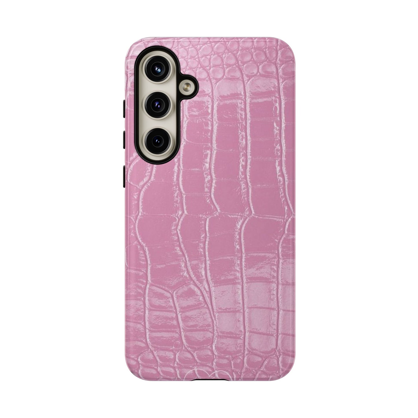 Pink Leather iPhone Case