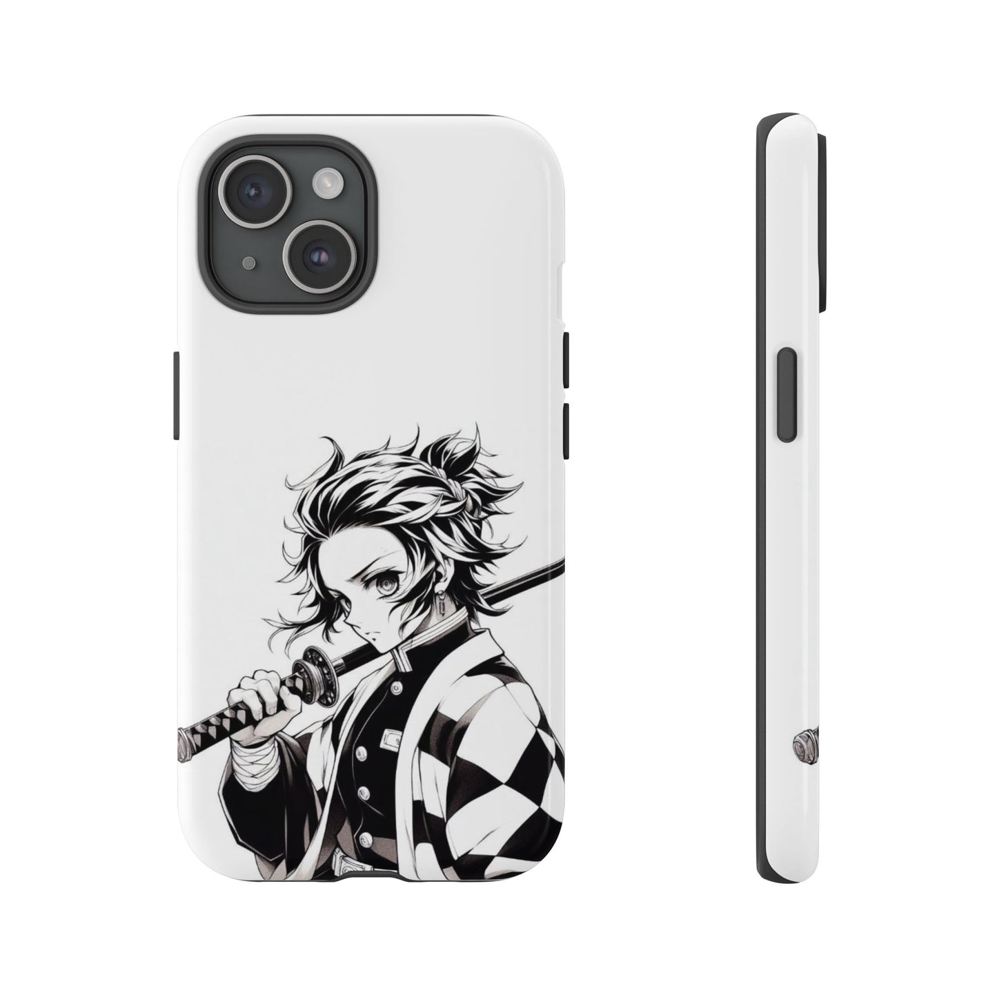 White Kamado Tanjiro Phone Case