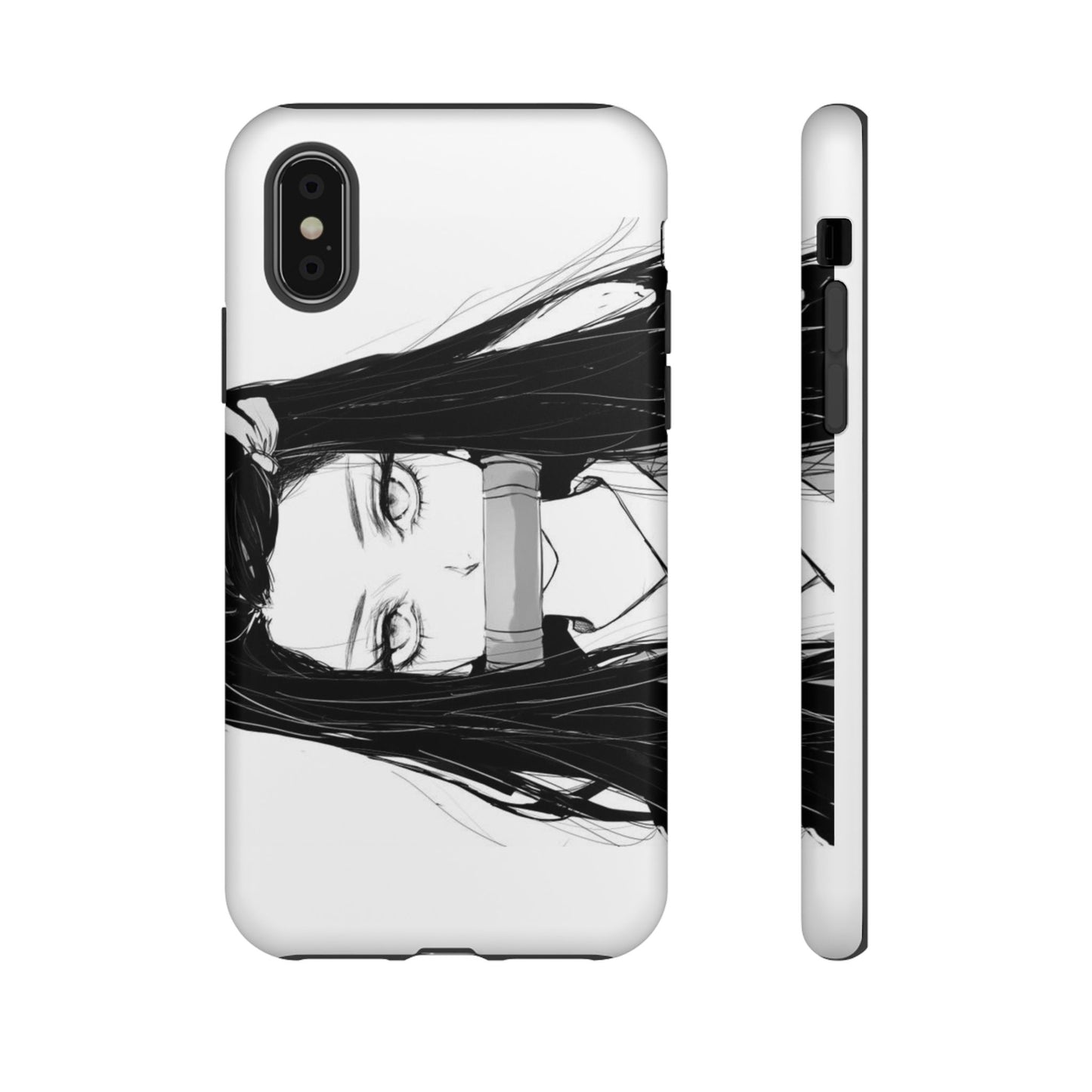 White Nezuko Kamado Clipart Phone Case