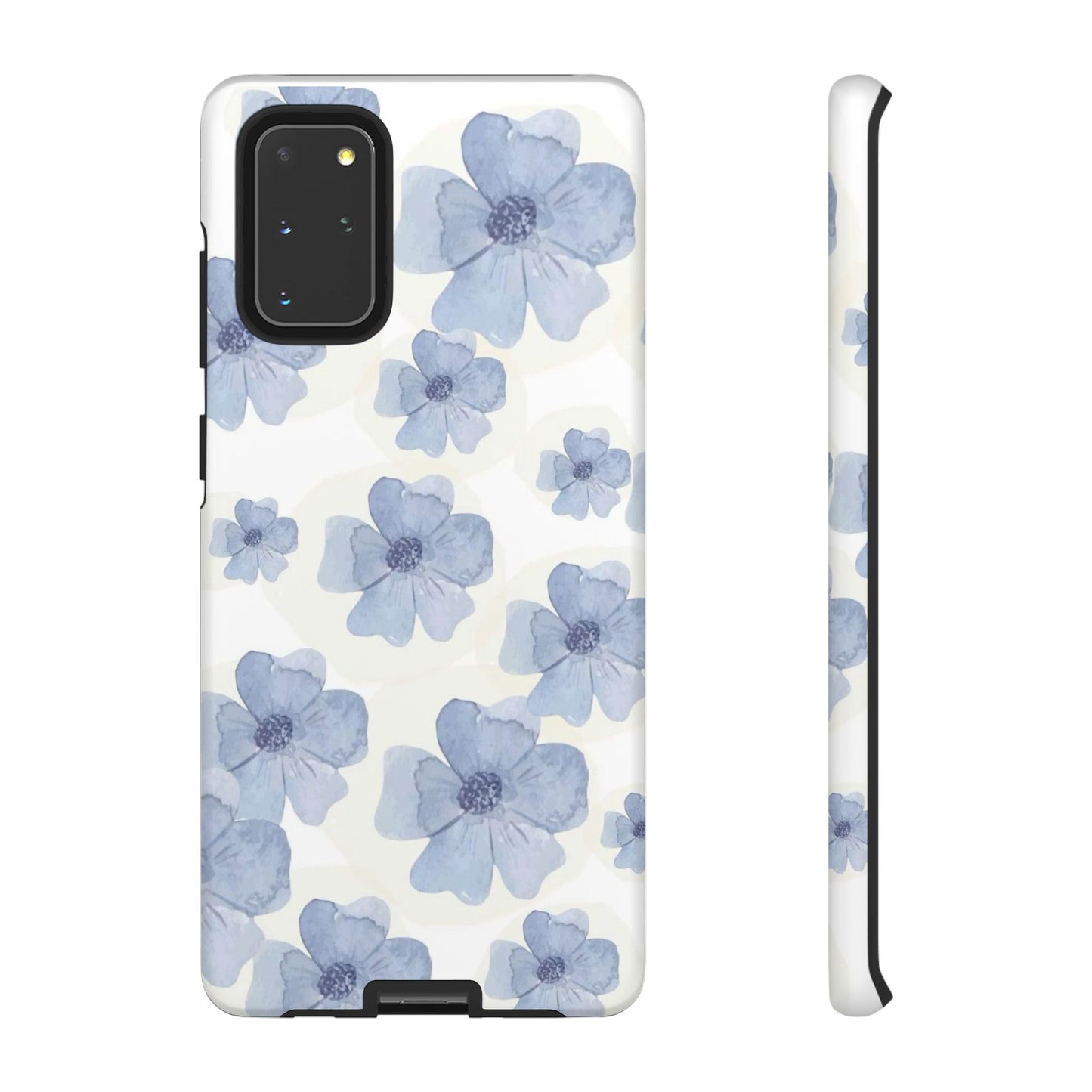 Blue Watercolor Flower iPhone Case