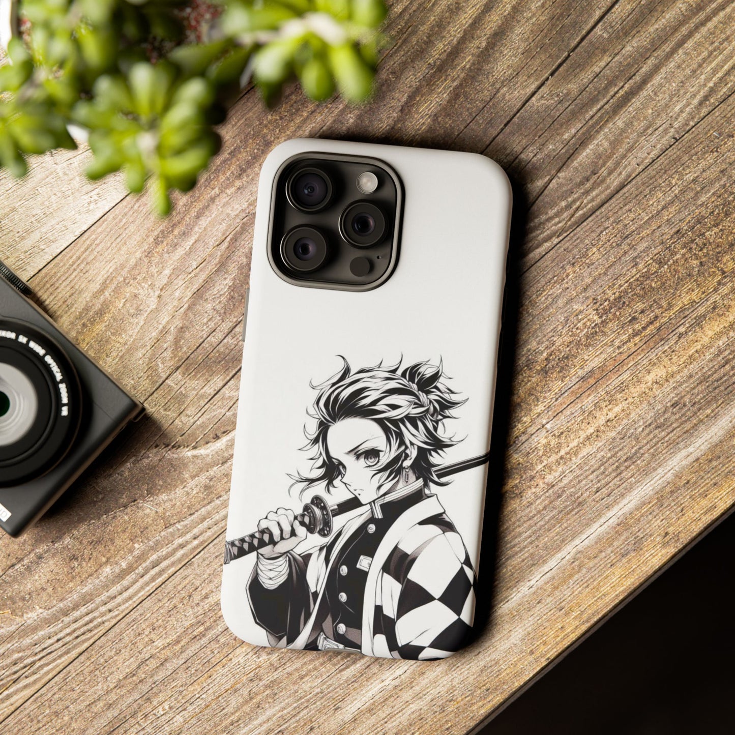 White Kamado Tanjiro Phone Case