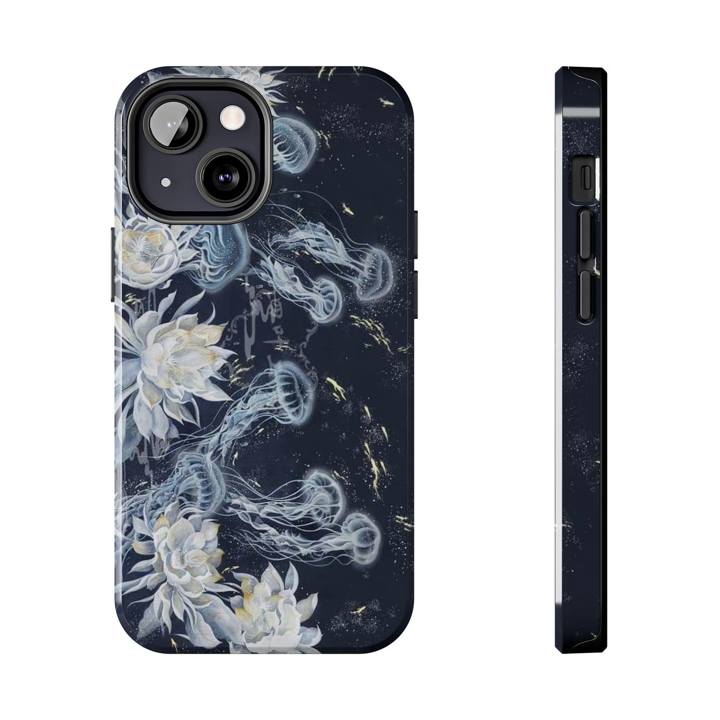 Jellyfish &Lily iPhone Case