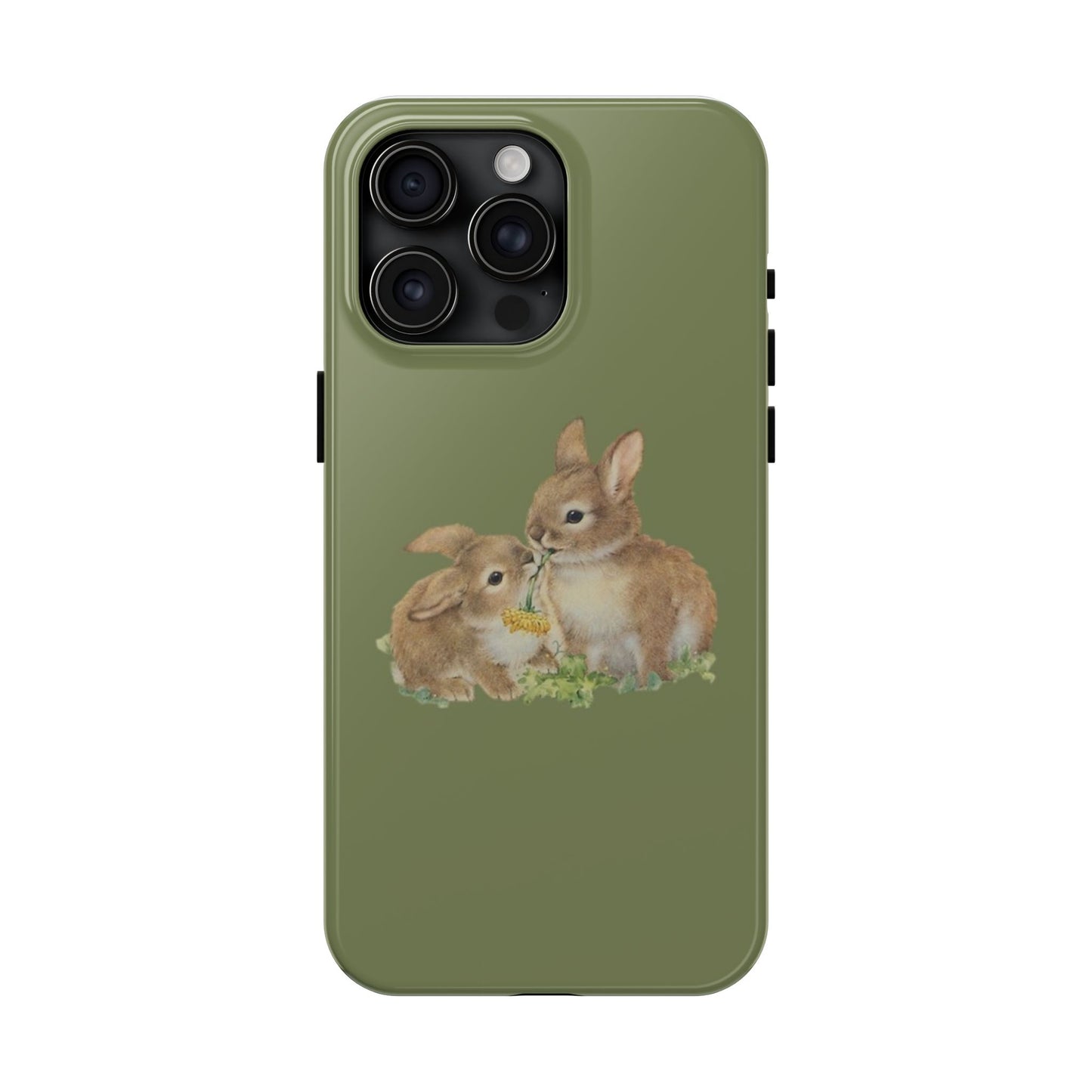 Olive Bunny iPhone Case