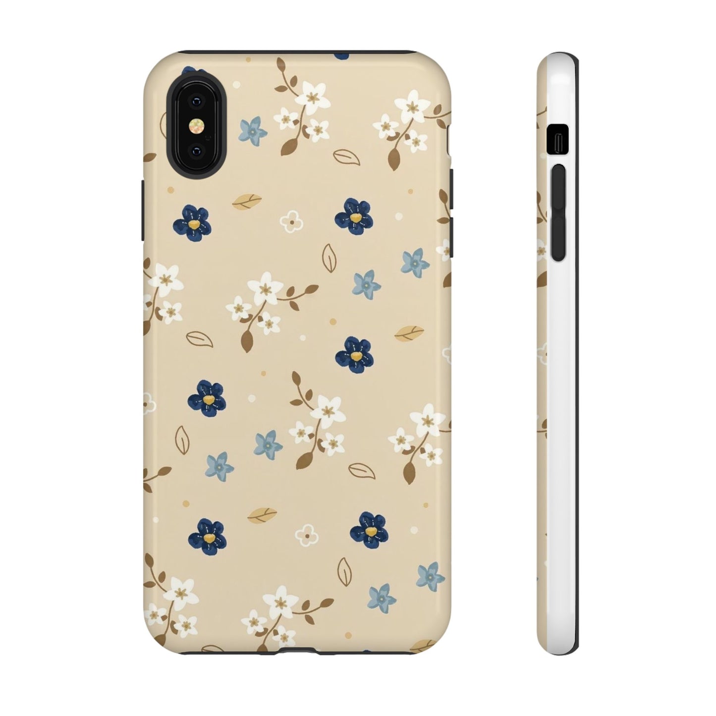 Navy Daisy Phone Case