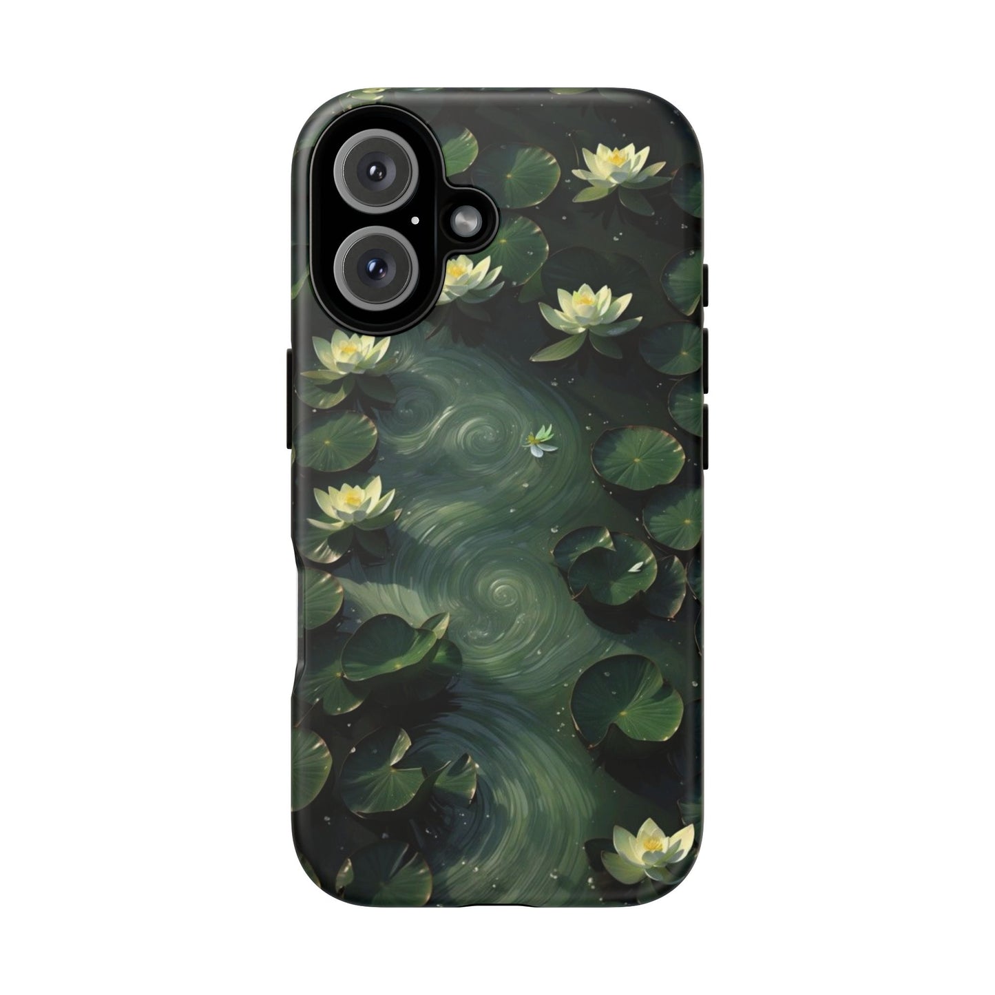 Lilypad Swirls iPhone Case