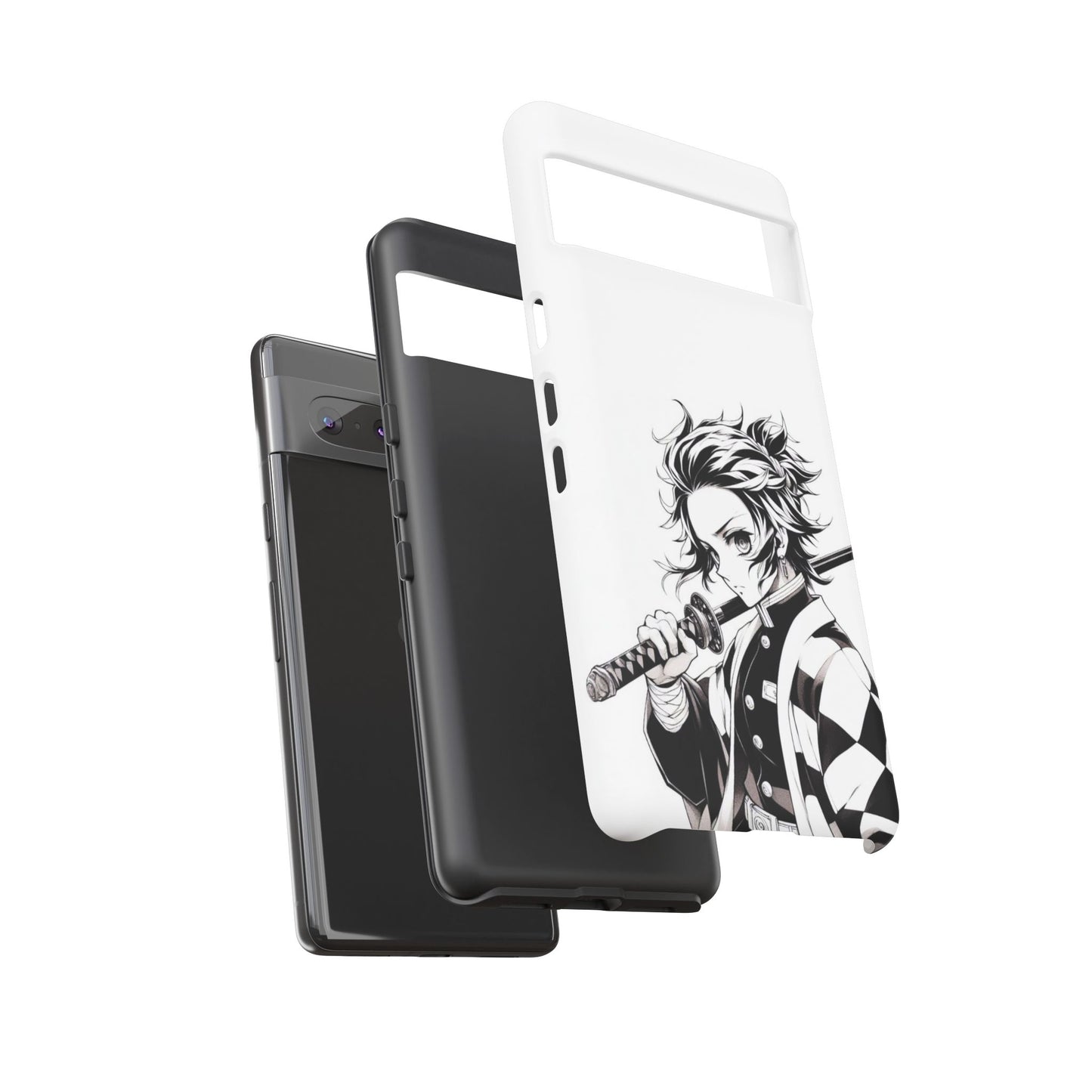 White Kamado Tanjiro Phone Case