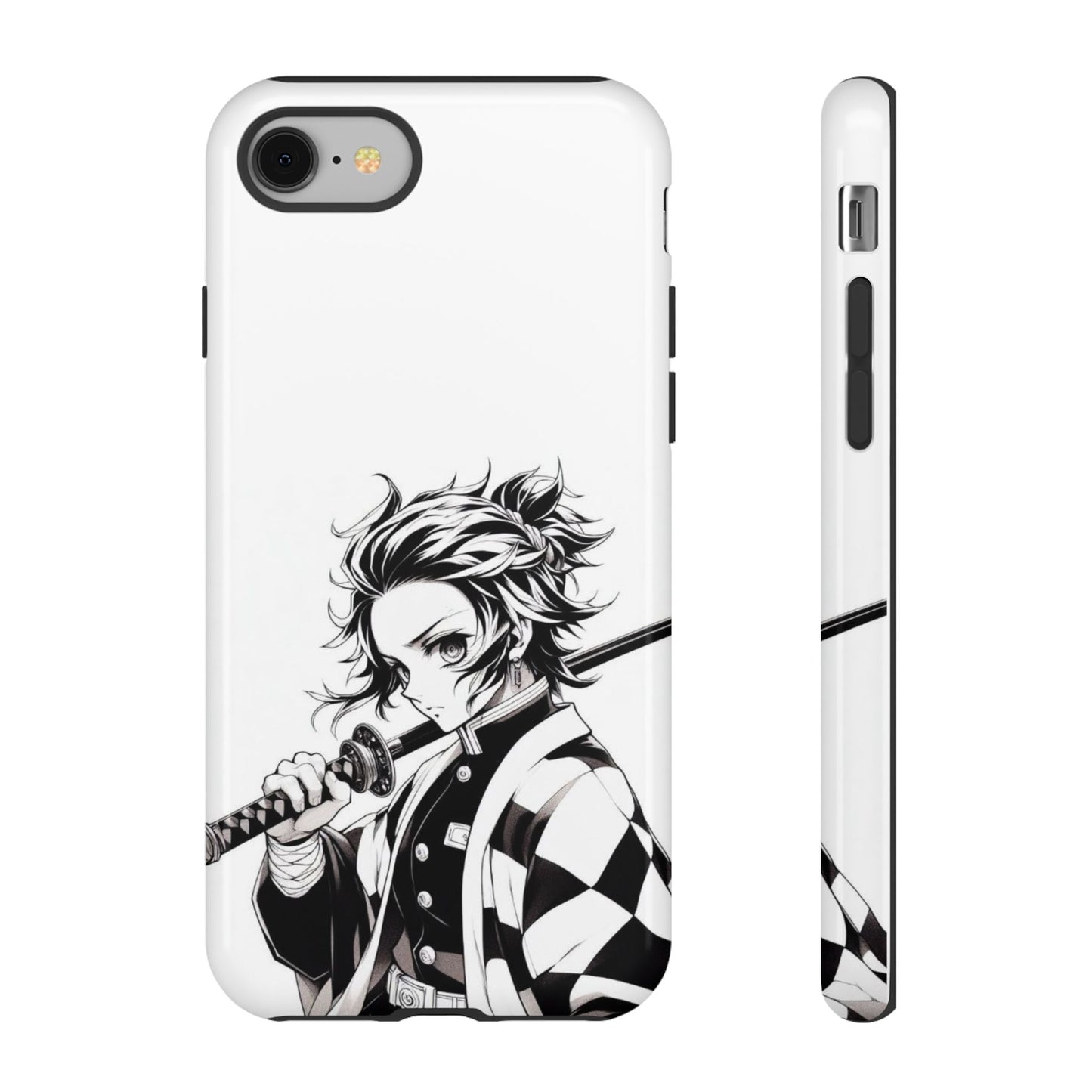 White Kamado Tanjiro Phone Case