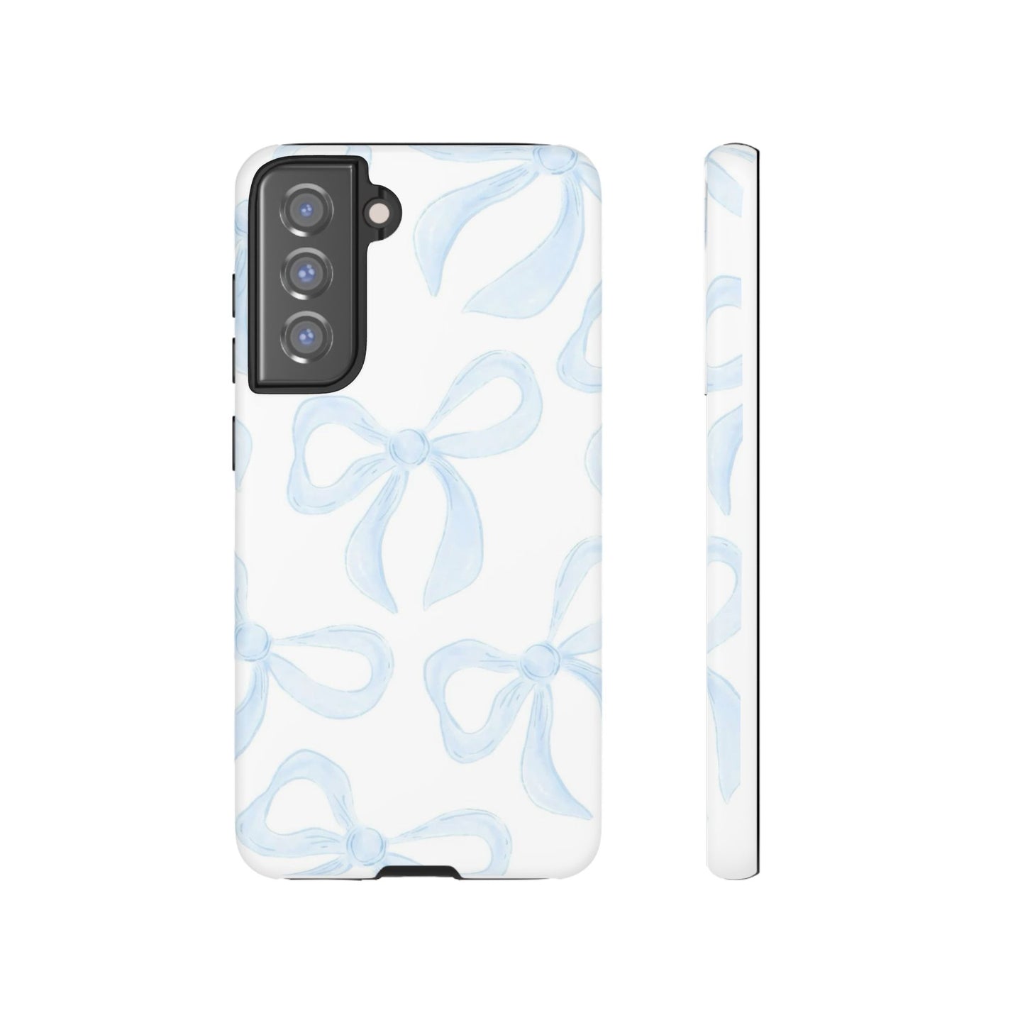 Blue Coquette Bow iPhone Case