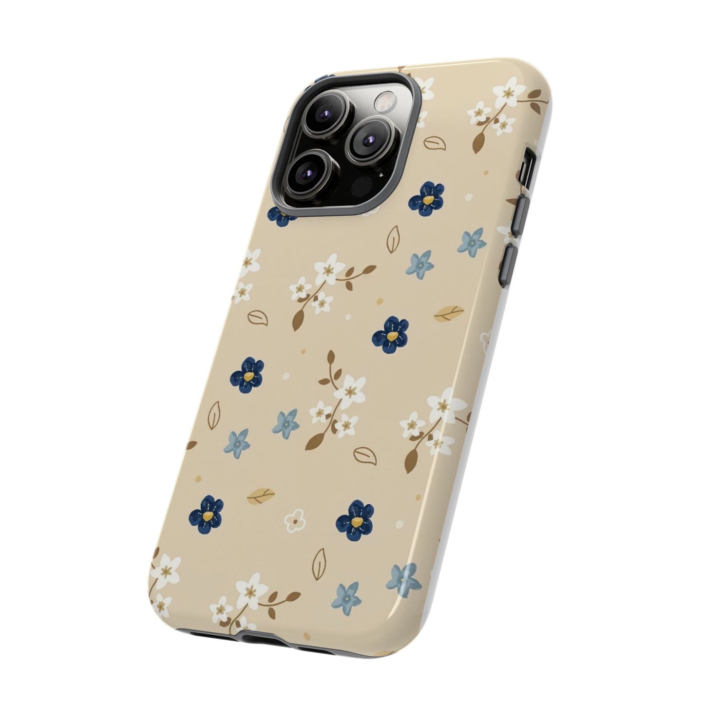 Navy Daisy Phone Case